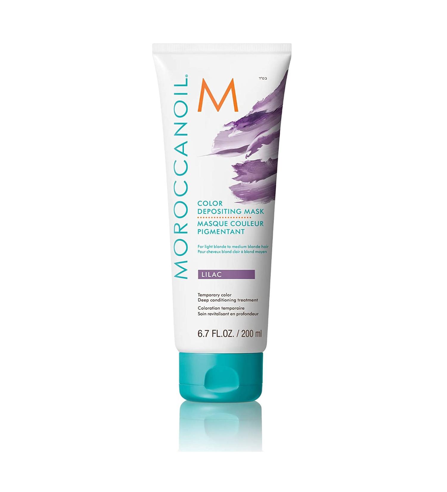 Moroccanoil Color Deposit Lilac Color Refreshing Mask 200 Ml