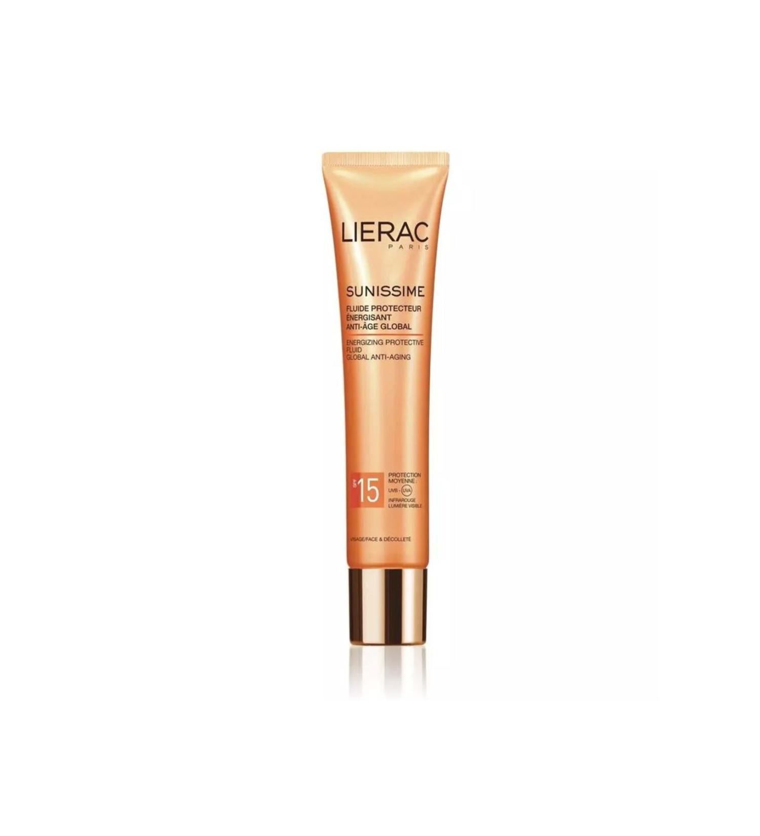 Lierac Sunissime Protective Fluid Global Anti-aging Spf 15