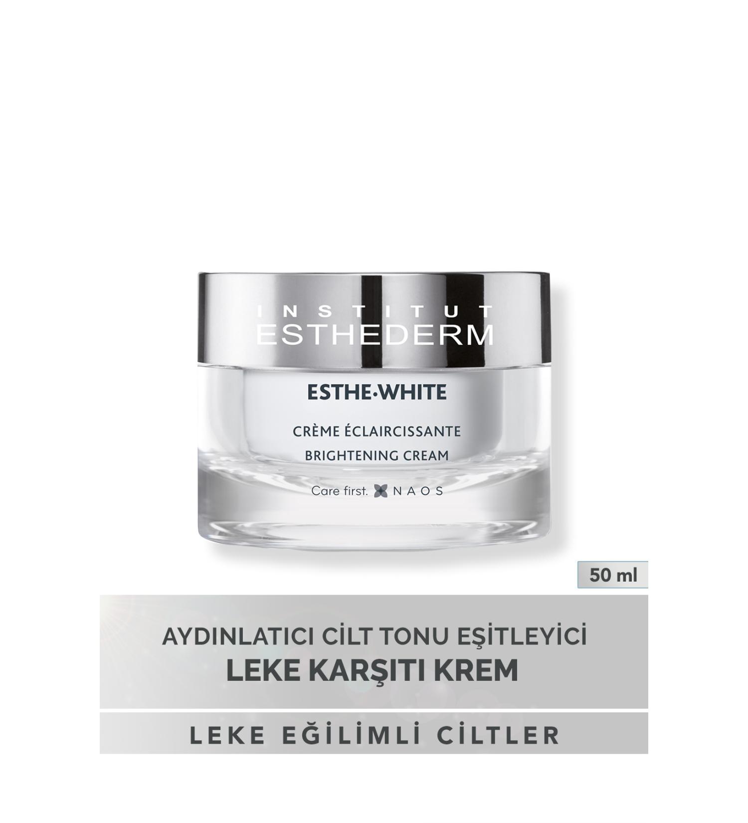 INSTITUT ESTHEDERM ESTHE-WHITE MOISTURIZING DAYCARE ANTI-FINE LINES BRIGHTENING DAY CREAM 50ML KEYON1562