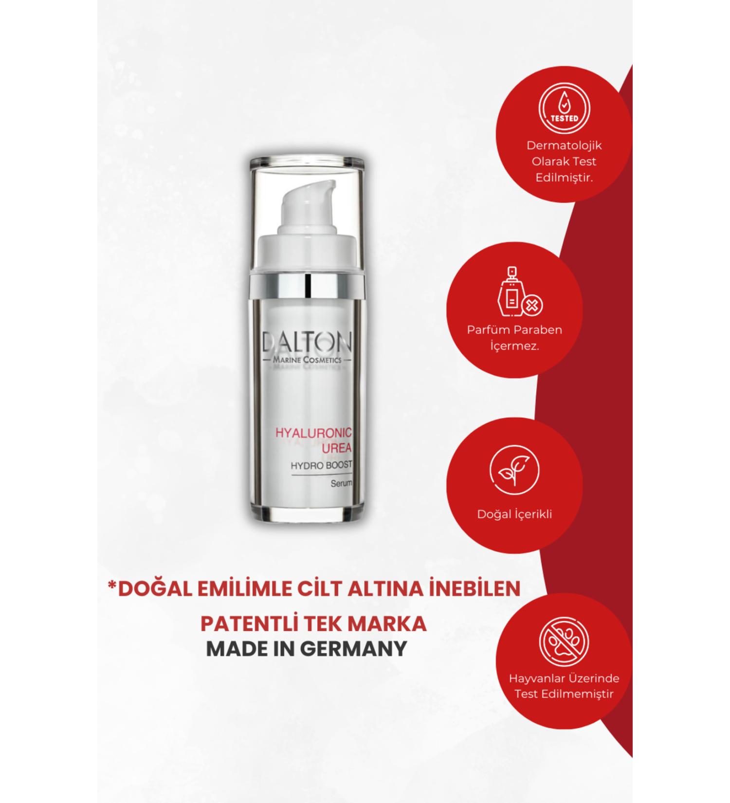 DALTON MARINE COSMETICS For Dry Skin Plumping Hyaluronic Urea Anti-Aging Serum - Buy Online on GoSupps.com