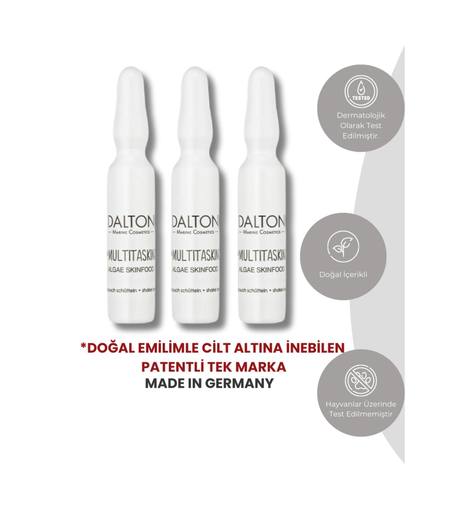 DALTON MARINE COSMETICS Mattifying Pore Tightening Balancing Multitasking 3-Pack Ampoule for Oily Skin