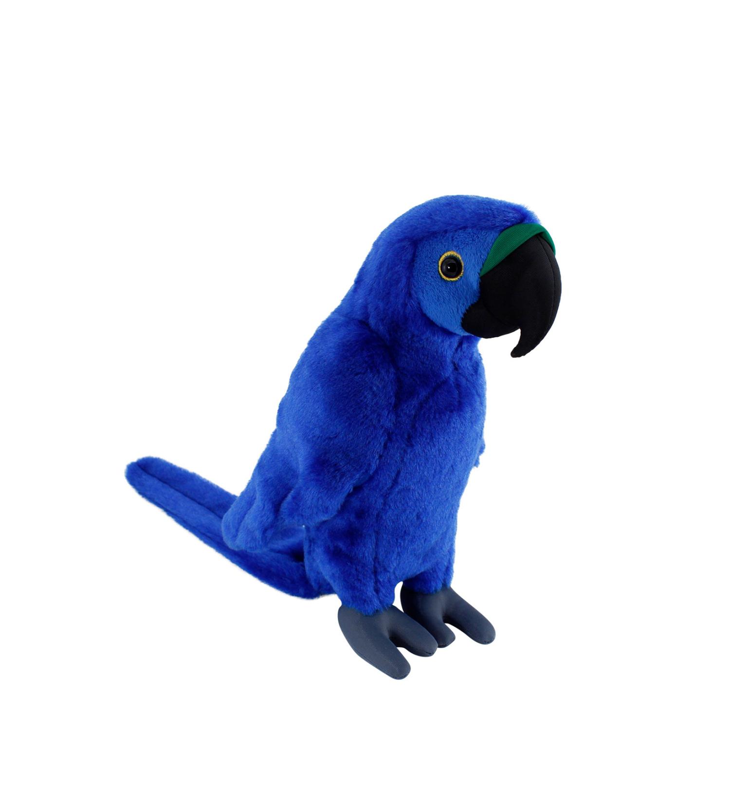 Neco Plush Navy Blue Plush Parrot