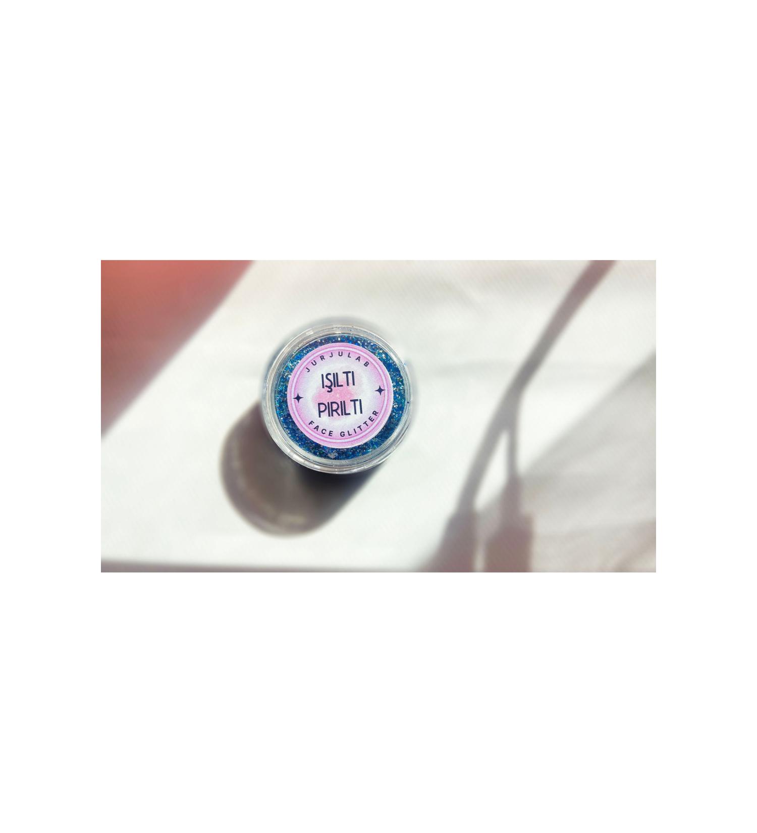 jurjulab Gel Form Shiny Glitter Face - Make up - Hair