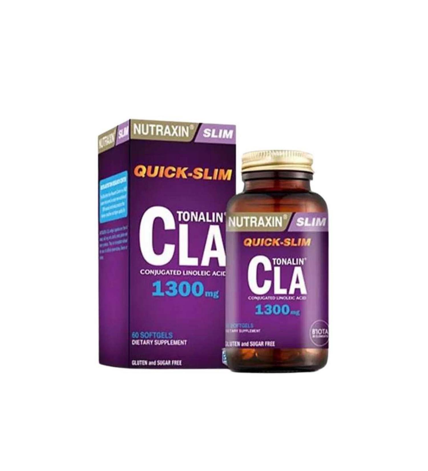 Nutraxin Quick Slim Tonalin Cla 60 Softgels Elfakozmtk1