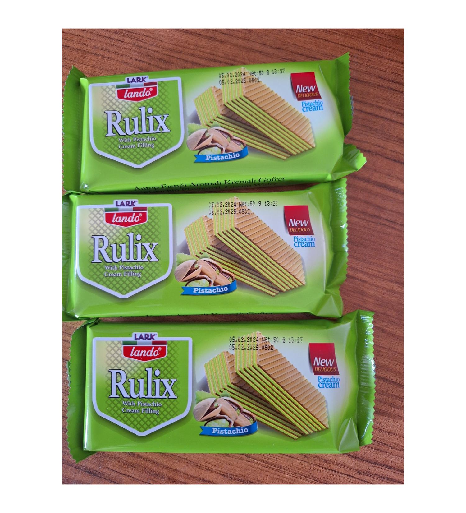 Mixed LARK LANDO RULIX PISTACHIO WAFER 50 GR