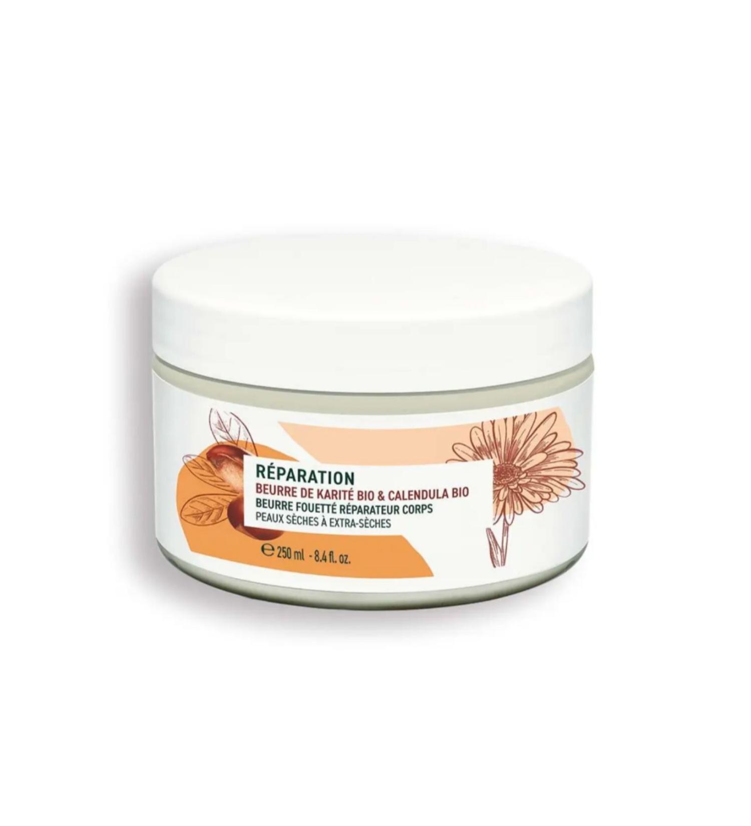 Yves Rocher Body Cream - Dry Skin - Repair Nourishing Intensive Texture / Reperation 250 ml CYAS