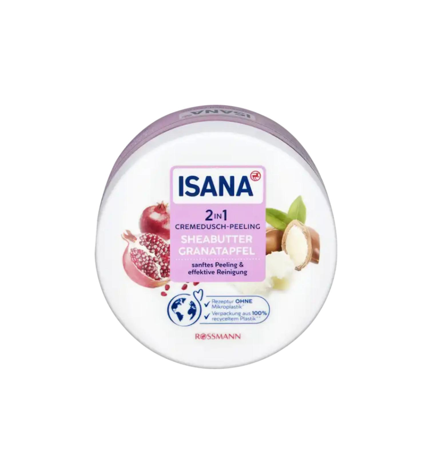 ISANA Body Scrub Pomegranate & Shea Butter 2IN1 200ML - Buy Online on GoSupps.com