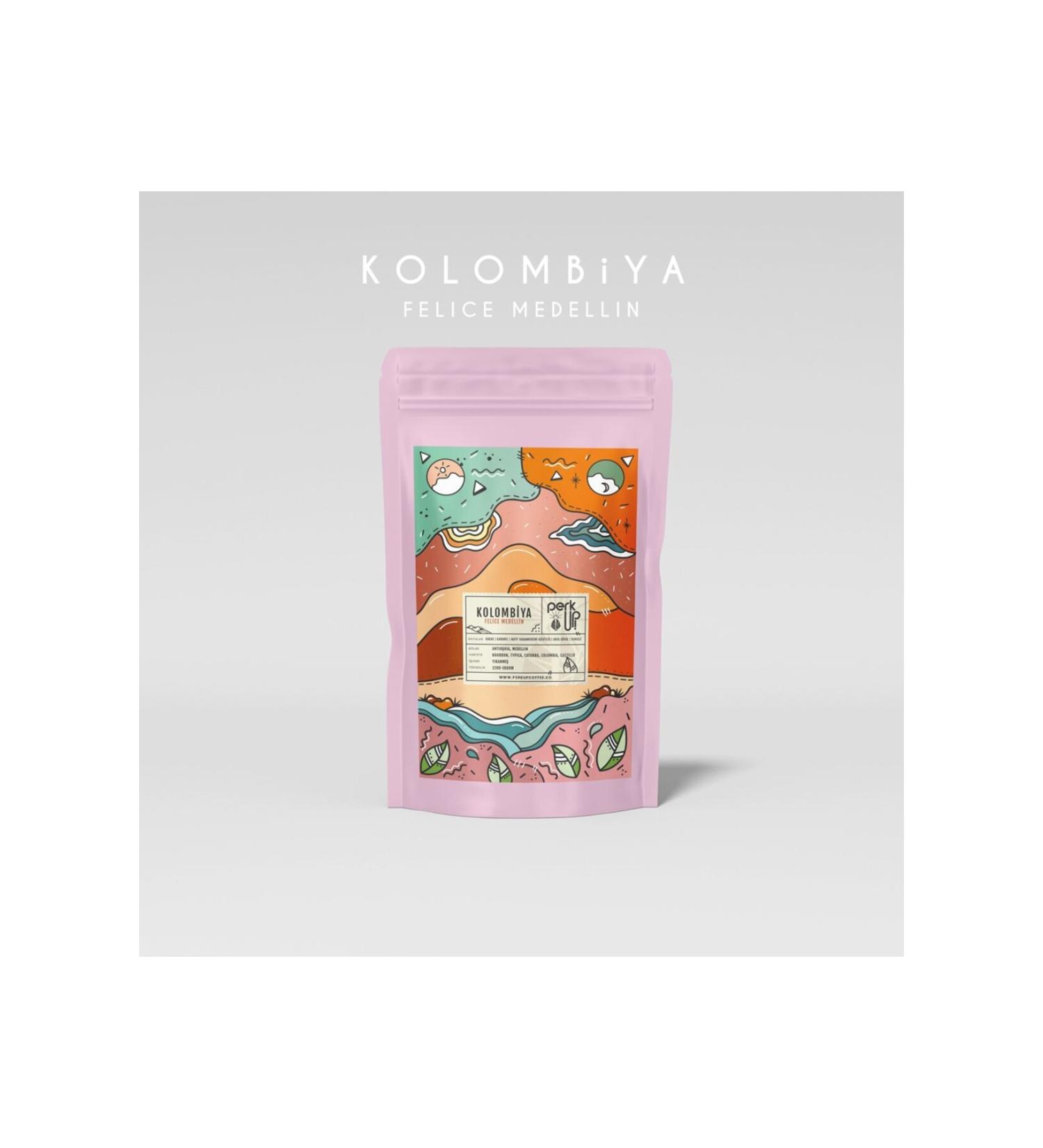 Perk Up Coffee Colombia Felice Medellin Bean Filter Coffee 250 gr