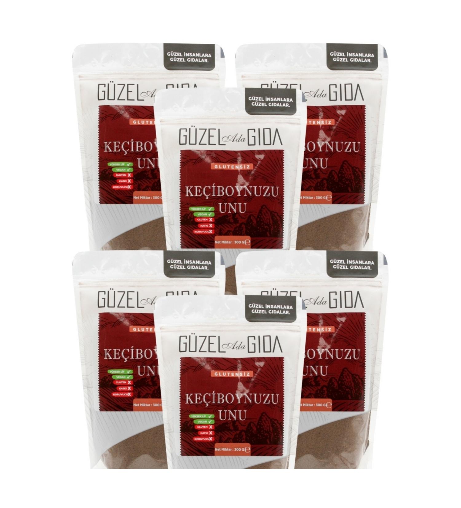 Guzel Ada Gida Gluten Free Carob Flour 300 gr X 6