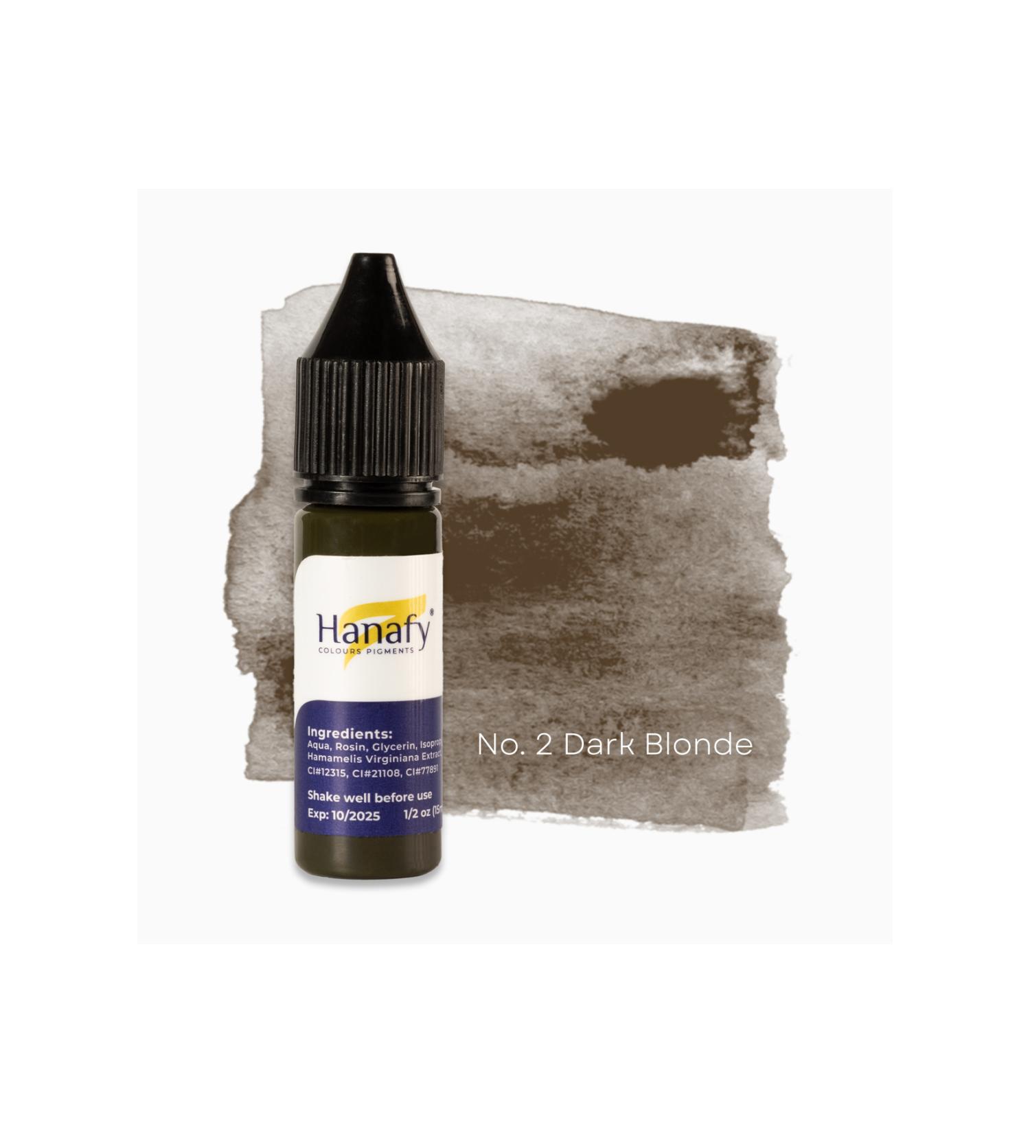 HANAFY Permanent Makeup Eyebrow Pigment N 2 Dark Blonde 15 ML