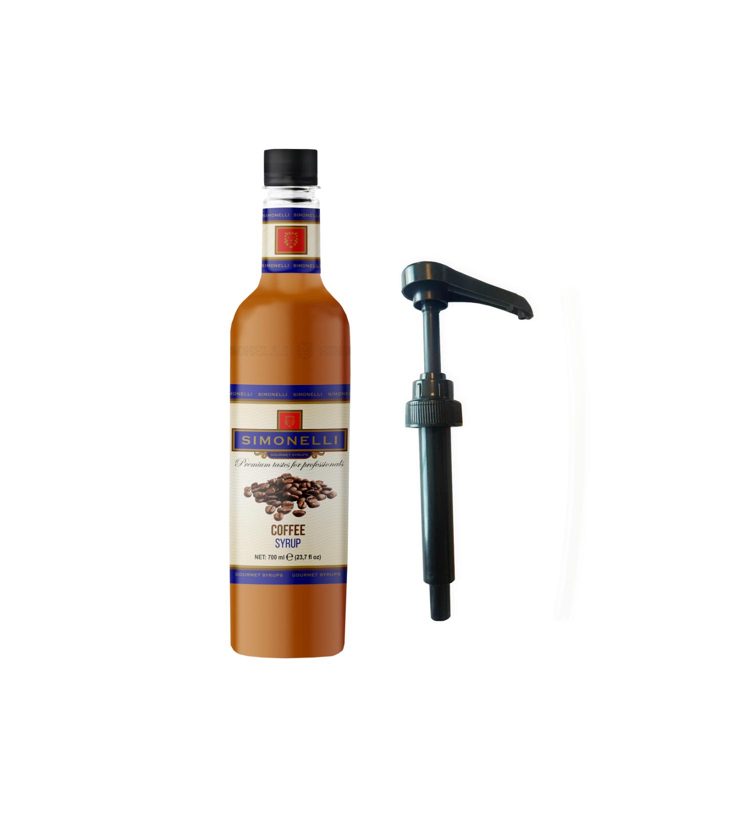 Simonelli Coffee Syrup Coffee Flavored 70 CL + PUMP Simonelli - Buy Online on GoSupps.com