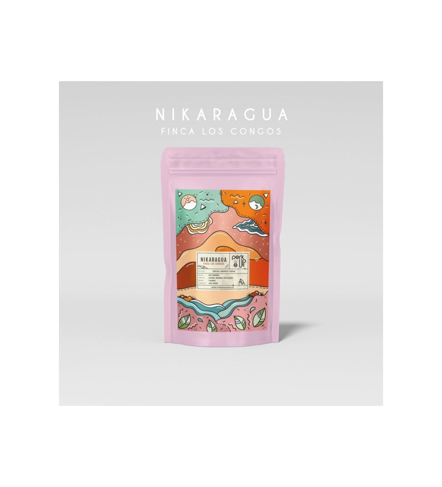 Perk Up Coffee Nicaragua Finca Los Congos Bean Filter Coffee 250gr