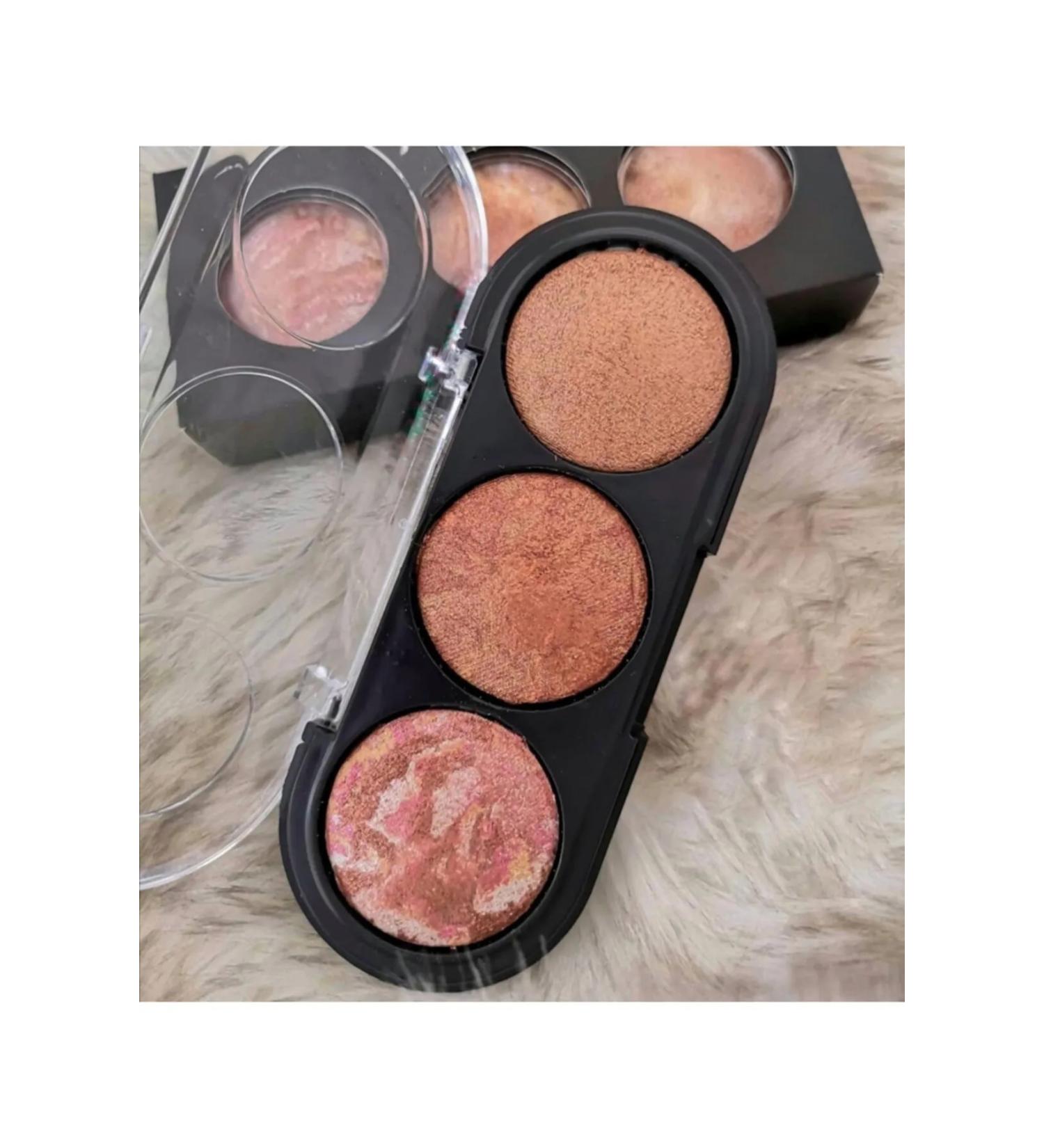 hbtasarim 3-Piece Terracotta Palette Make-up