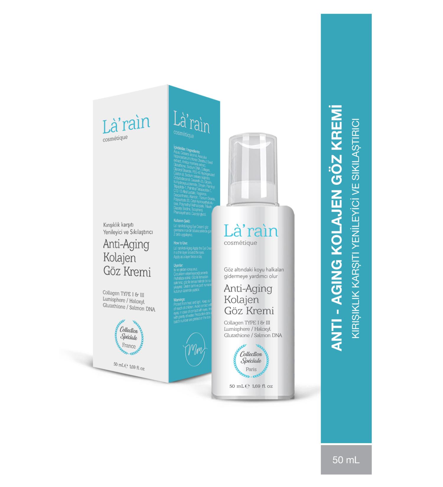 La rain Collagen Eye Cream Helps to Remove Dark Circles Under Eyes 50ml - Buy Online on GoSupps.com