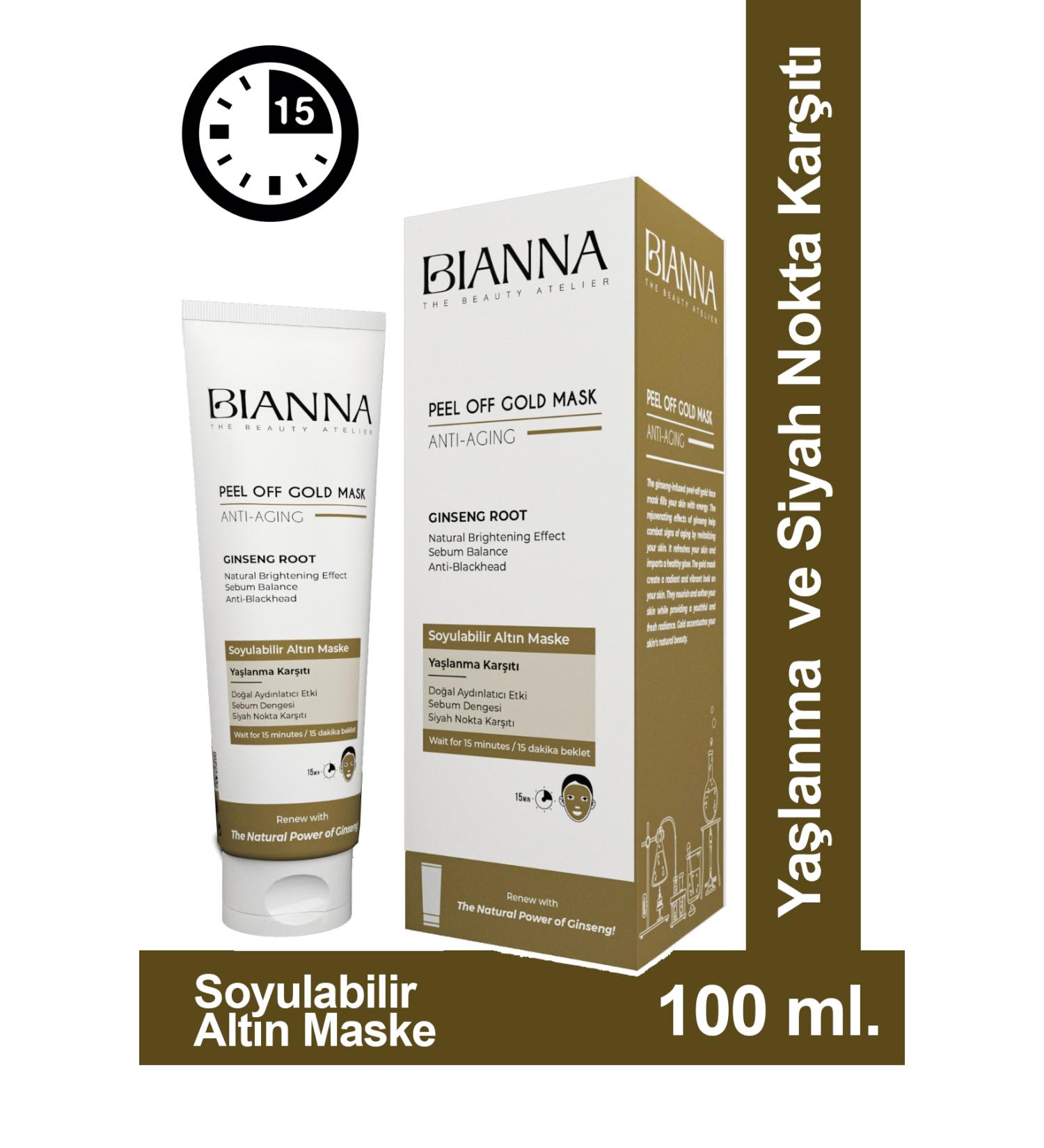 Bianna Anti-Aging Peel Off Mask | Ginseng 100 ml.