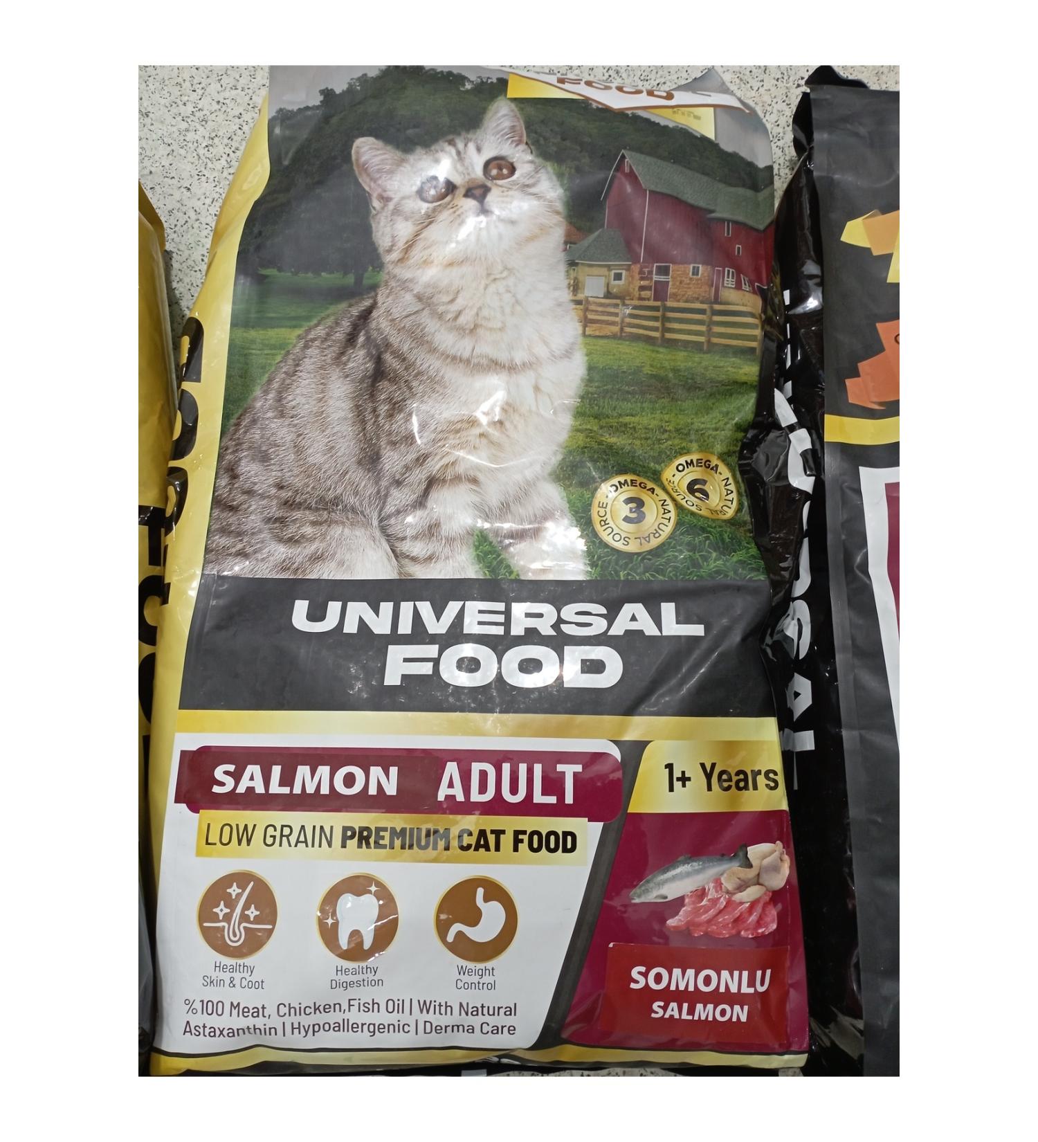 Universal Cat Food with Salmon 3 Kg - Buy Online on GoSupps.com