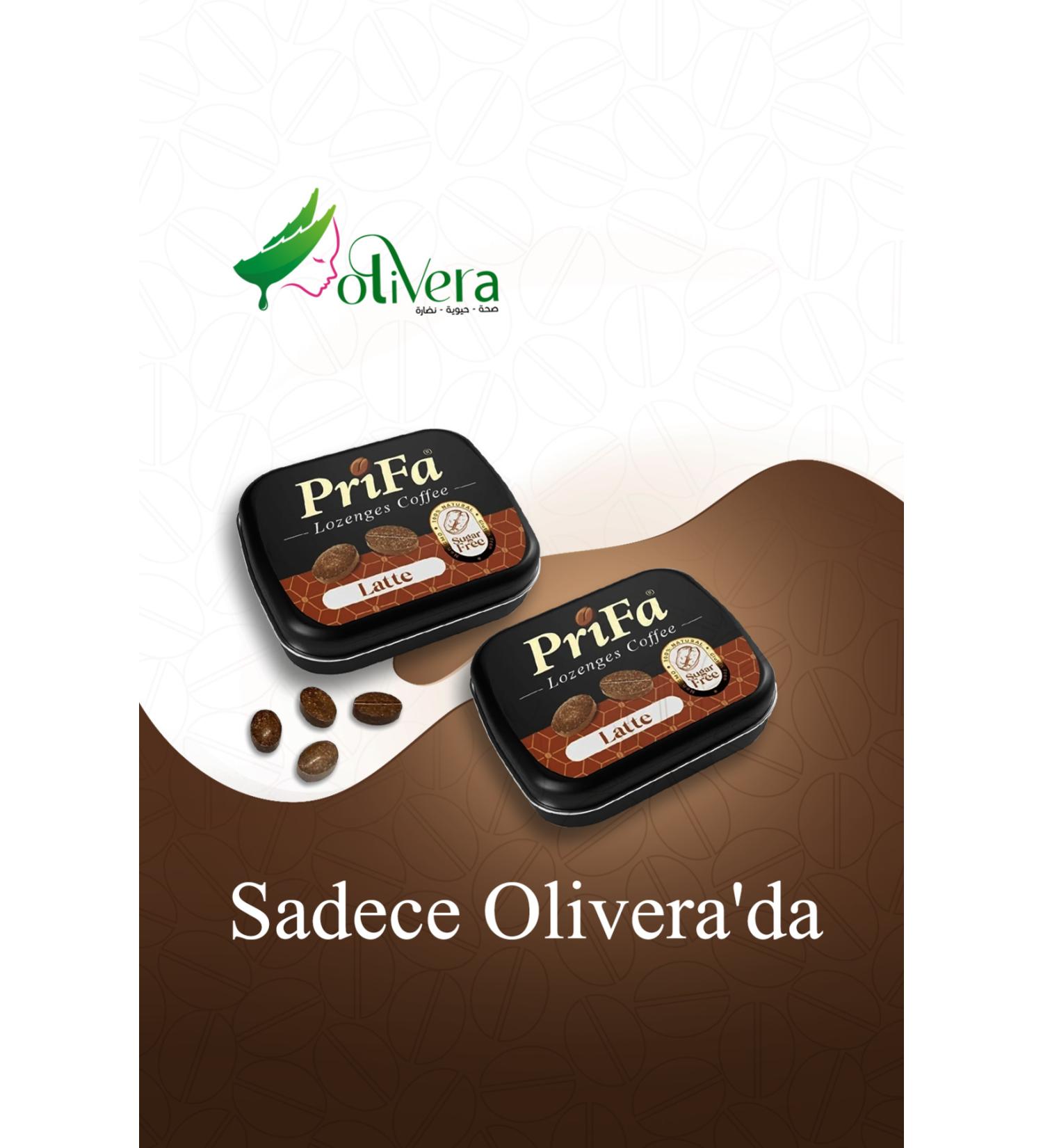 prifa 2-pack Coffee Latte Tablets Sugar-Free Real Coffee Sugar-Free Absorbable Coffee Tablets