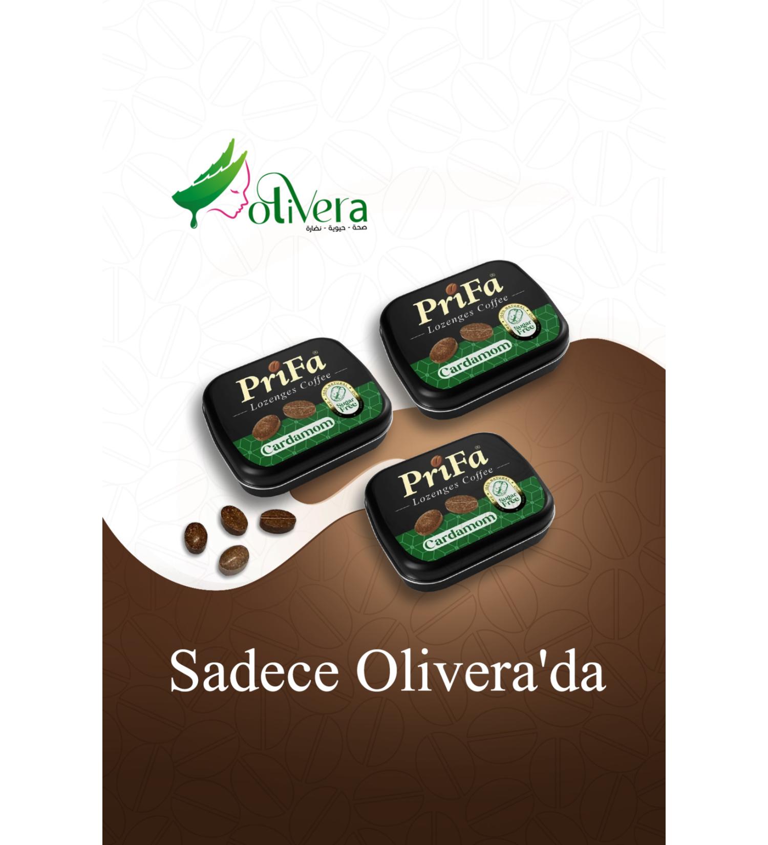 prifa 3'lu Coffee Tablets Cardamom Coffee Sugar-Free Real Coffee Sugar-Free Absorbable Coffee Tablets