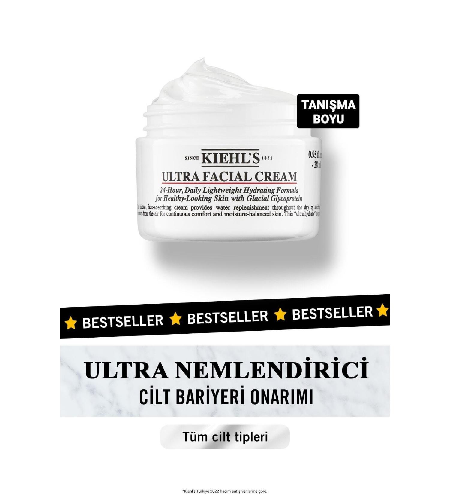 Kiehl's 24 HOURS ULTRA FACE SKIN BRIGHTENING DAILY CREAM 28 ML KEYON2009 - Buy Online on GoSupps.com
