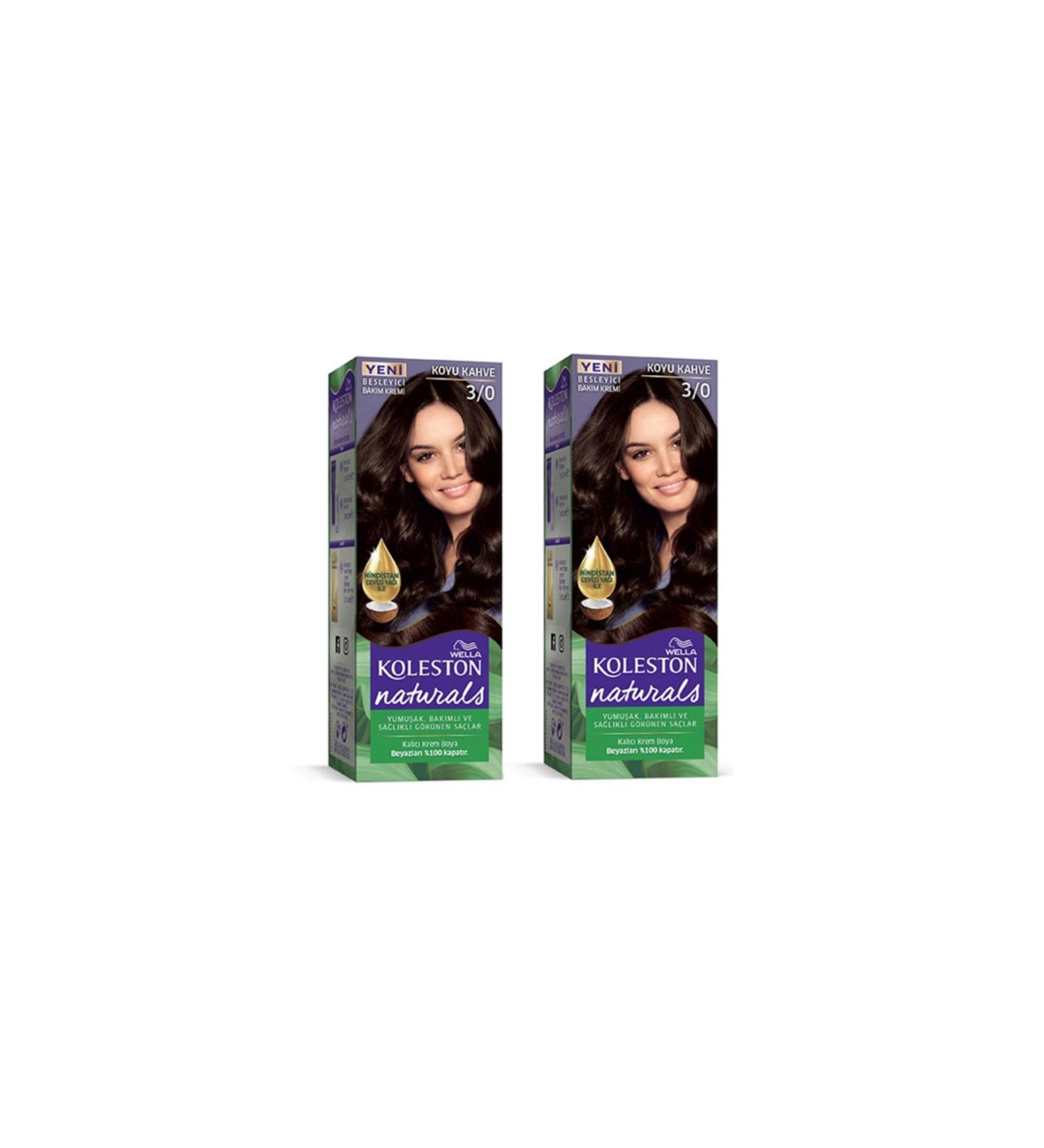 TOPTANBULURUM Naturals Hair Dye Dark Brown 3/0 2x Pack