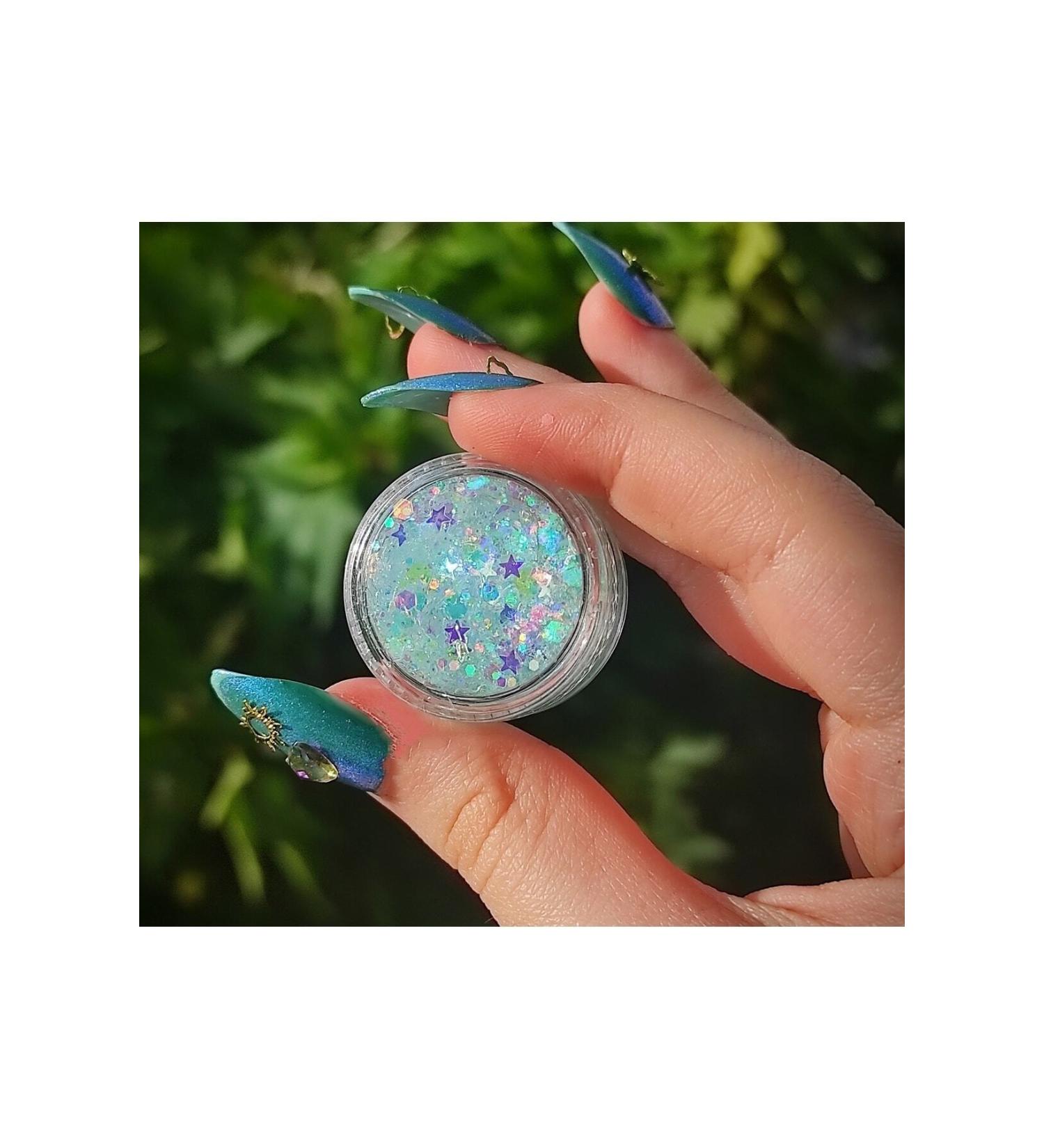 Serashine Glitter eyeshadow Glitter gel eyeshadow transparent glitter baby blue