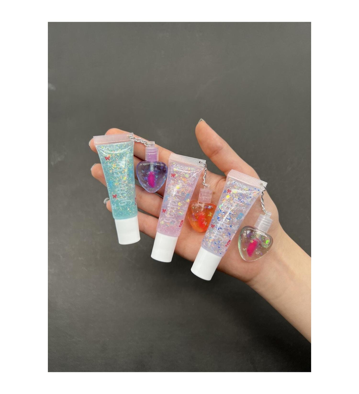 Serashine 3-Piece Lip Gloss Mini Heart Lipgloss A Series - Buy Online on GoSupps.com