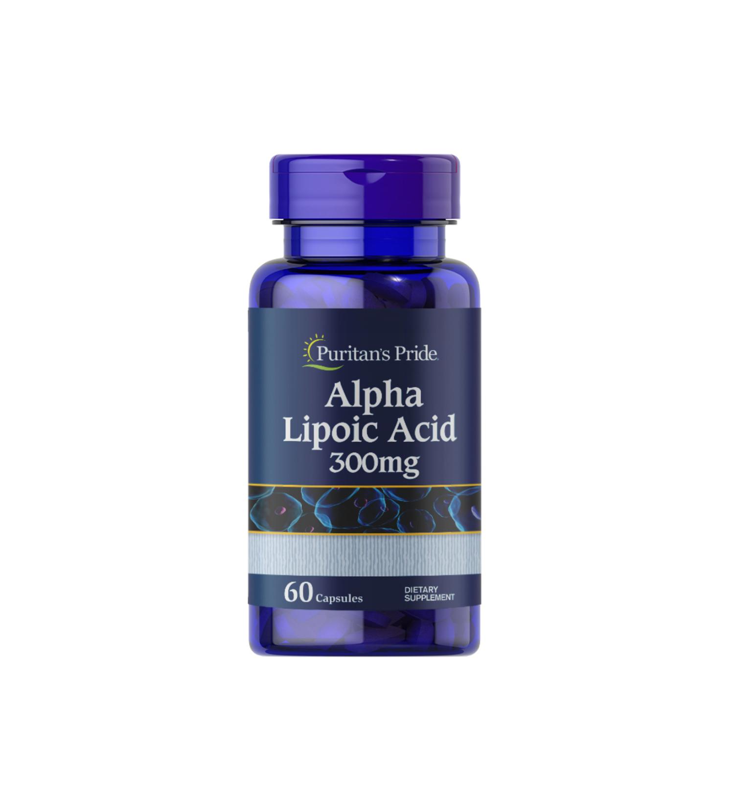 Puritan's Pride Alpha Lipoic Acid 300 Mg 60 Capsules - Buy Online on GoSupps.com
