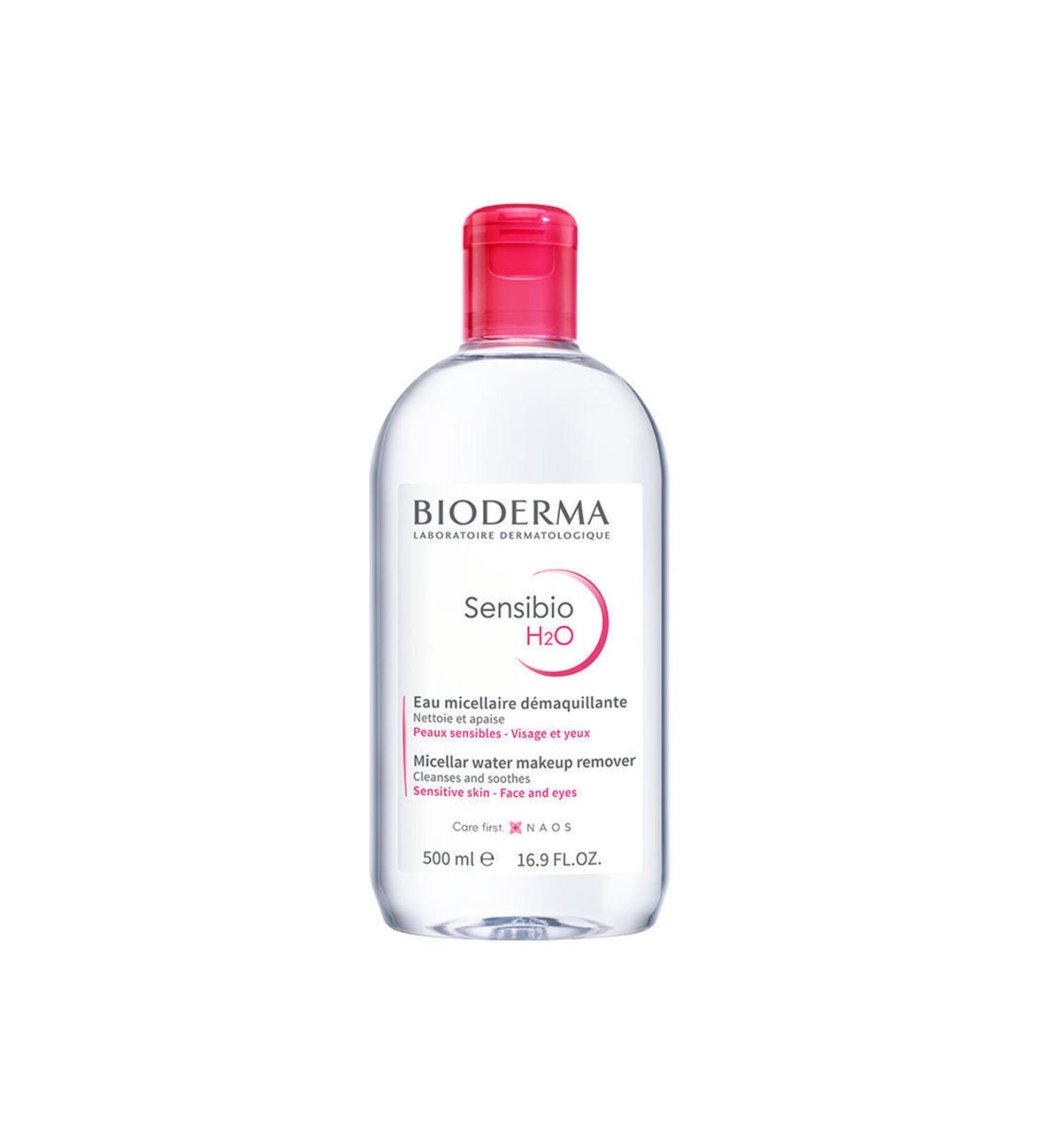 Bioderma Sensibio H2O Micellar Cleansing Water for Sensitive Skin 500 ML - Buy Online on GoSupps.com