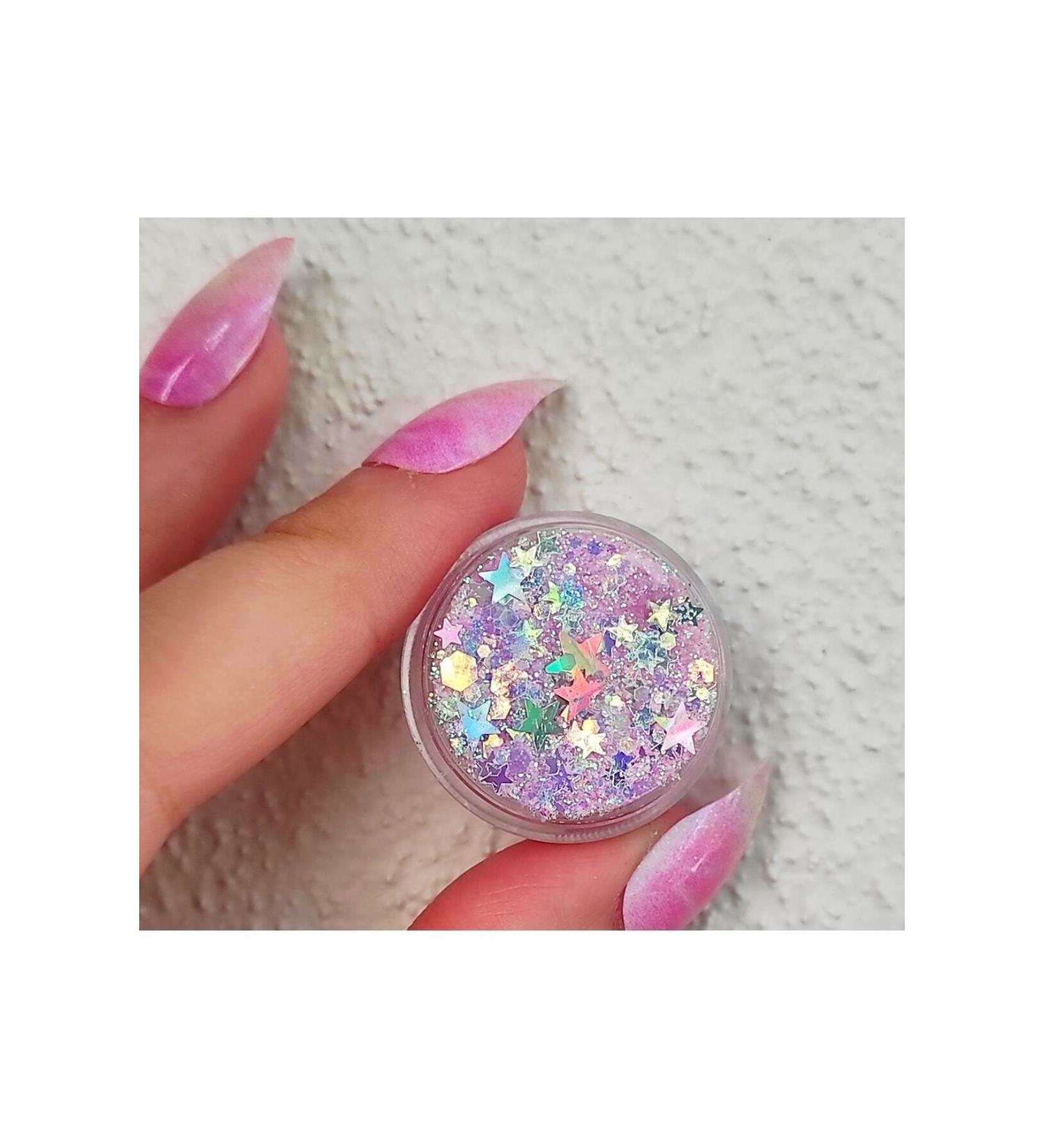 Serashine Pink Self-Adhesive Makeup Glitter Glitter-pink Galaxy