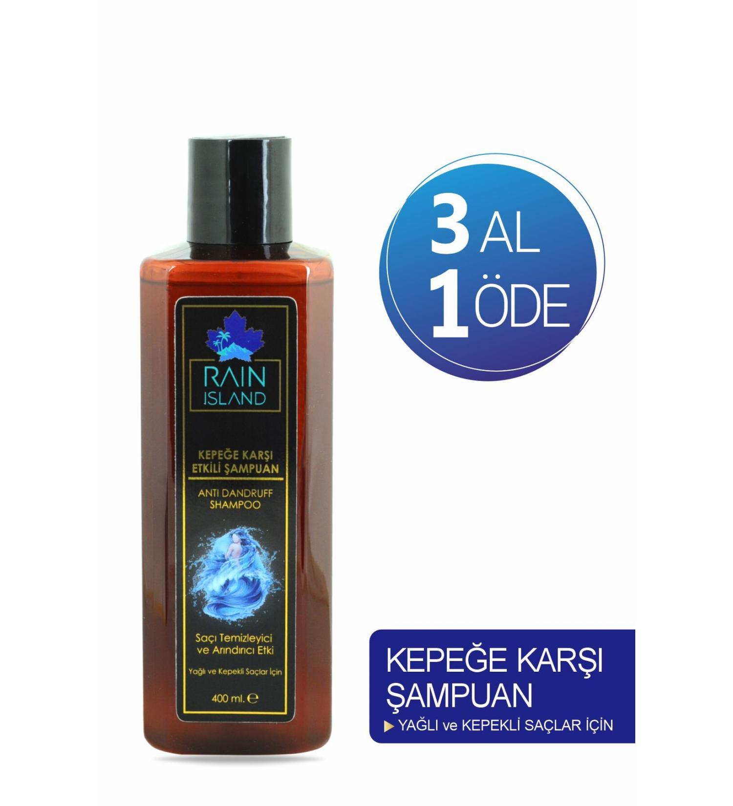 RAIN ISLAND Anti-Dandruff Shampoo Buy 3 Pay 1 - Buy Online on GoSupps.com