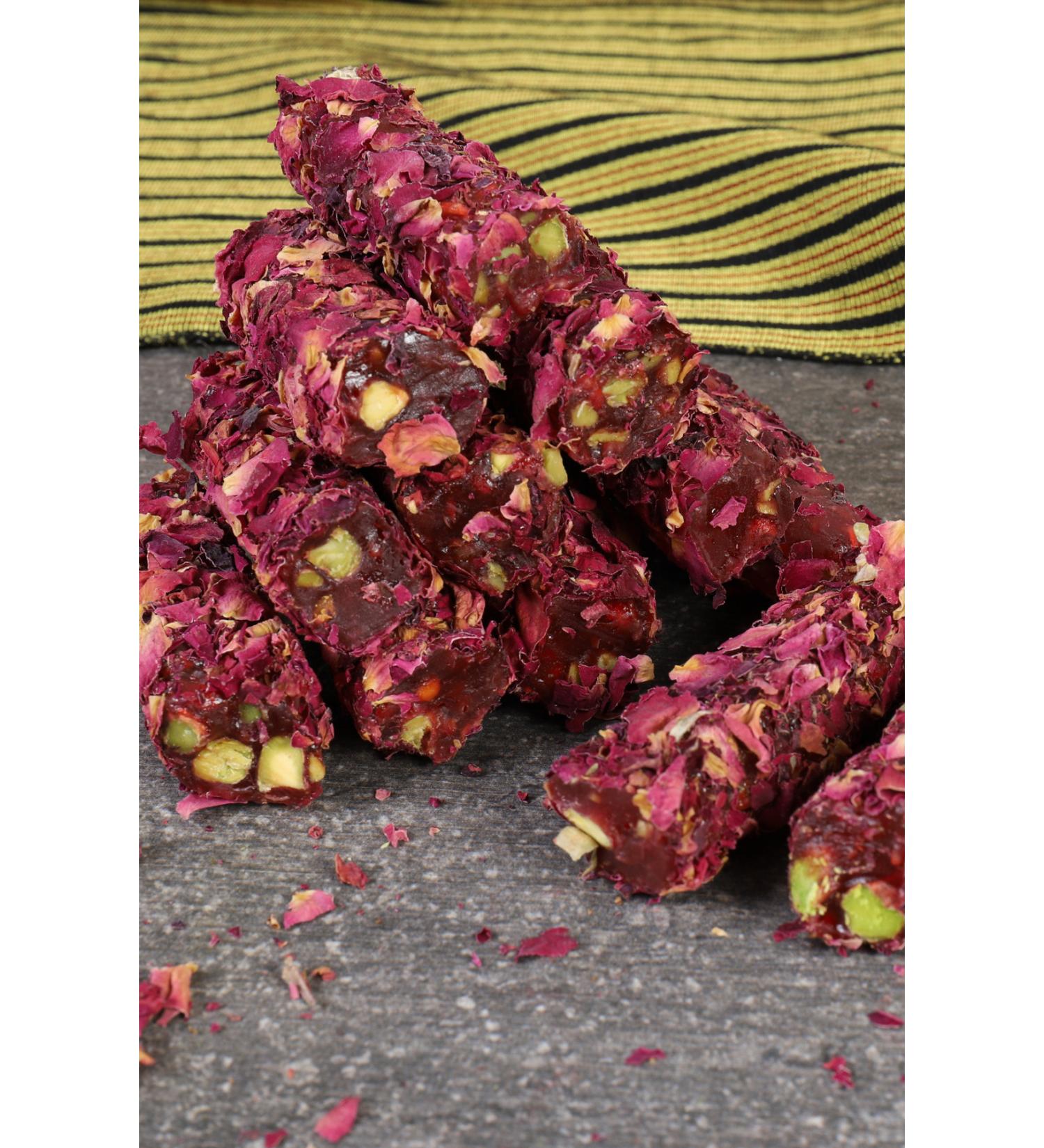 NEF SSO Wick Rose Petal Pistachio Turkish Delight 400 g