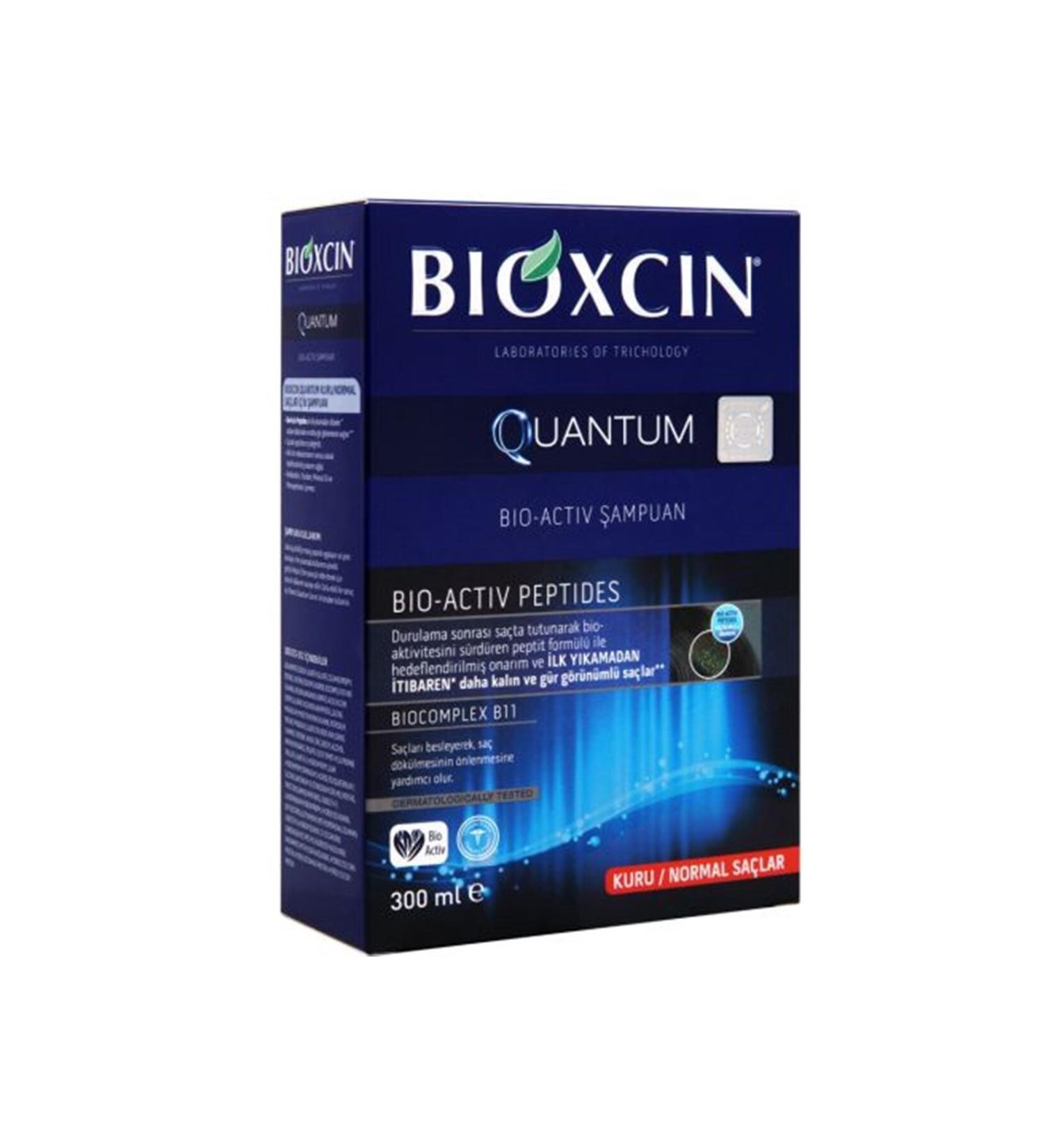 Bioxcin Quantum Bio-activ Anti Hair Loss Shampoo - Dry / Normal Hair 300ml