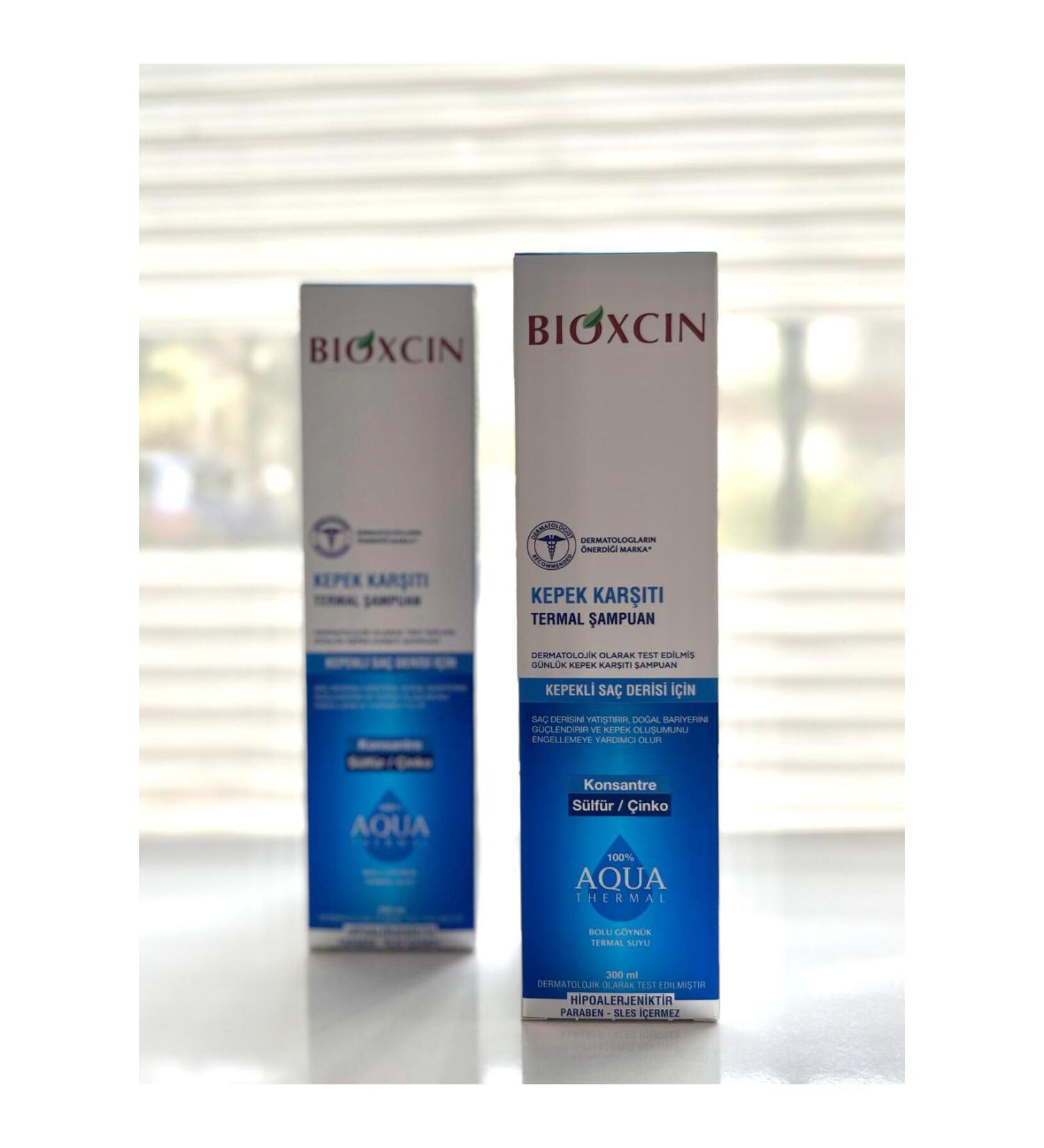 Bioxcin Aqua Thermal Dandruff Shampoo 300 ml SET OF 2 - Buy Online on GoSupps.com