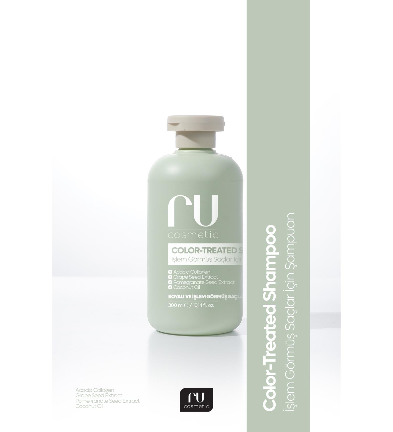 ru cosmetic POMEGRANATE AND GRAPE SEED EXT.300 ML FOR PROCESSED (DYED DAMAGED HEAT-TREATMENT ETC.) HAIR - Buy Online on GoSupps.com