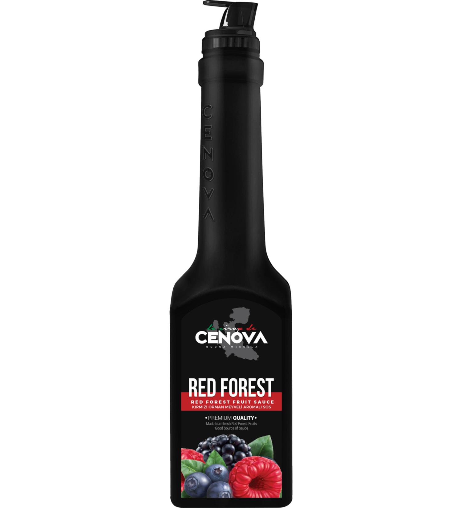 Genoa Red Forest Fruit Puree Frozen 1150 ml - Buy Online on GoSupps.com