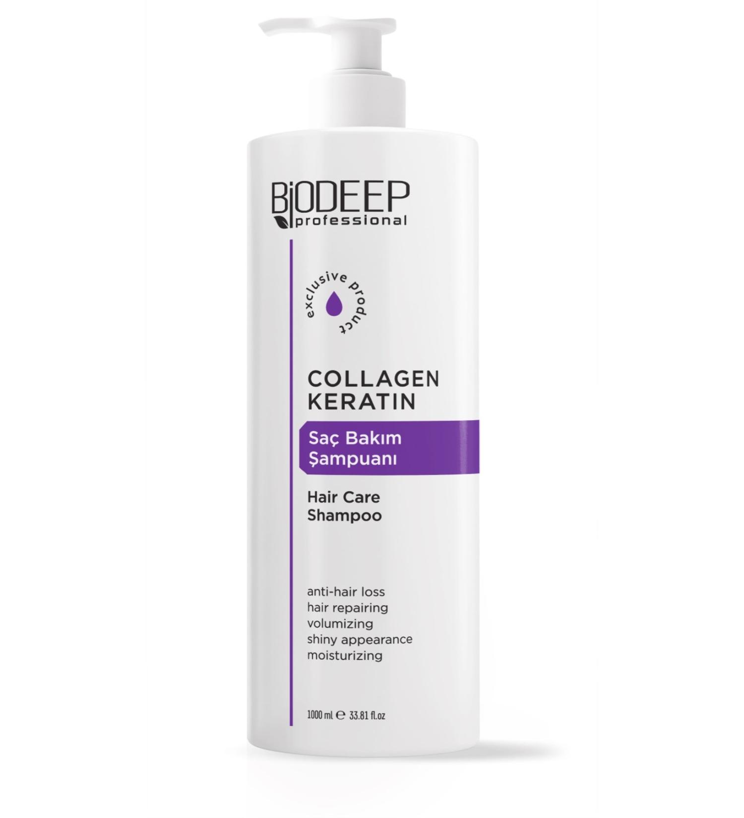 Biodeep BIODEEP COLLAGEN&KERATIN HAIR CARE SHAMPOO 1000 ML
