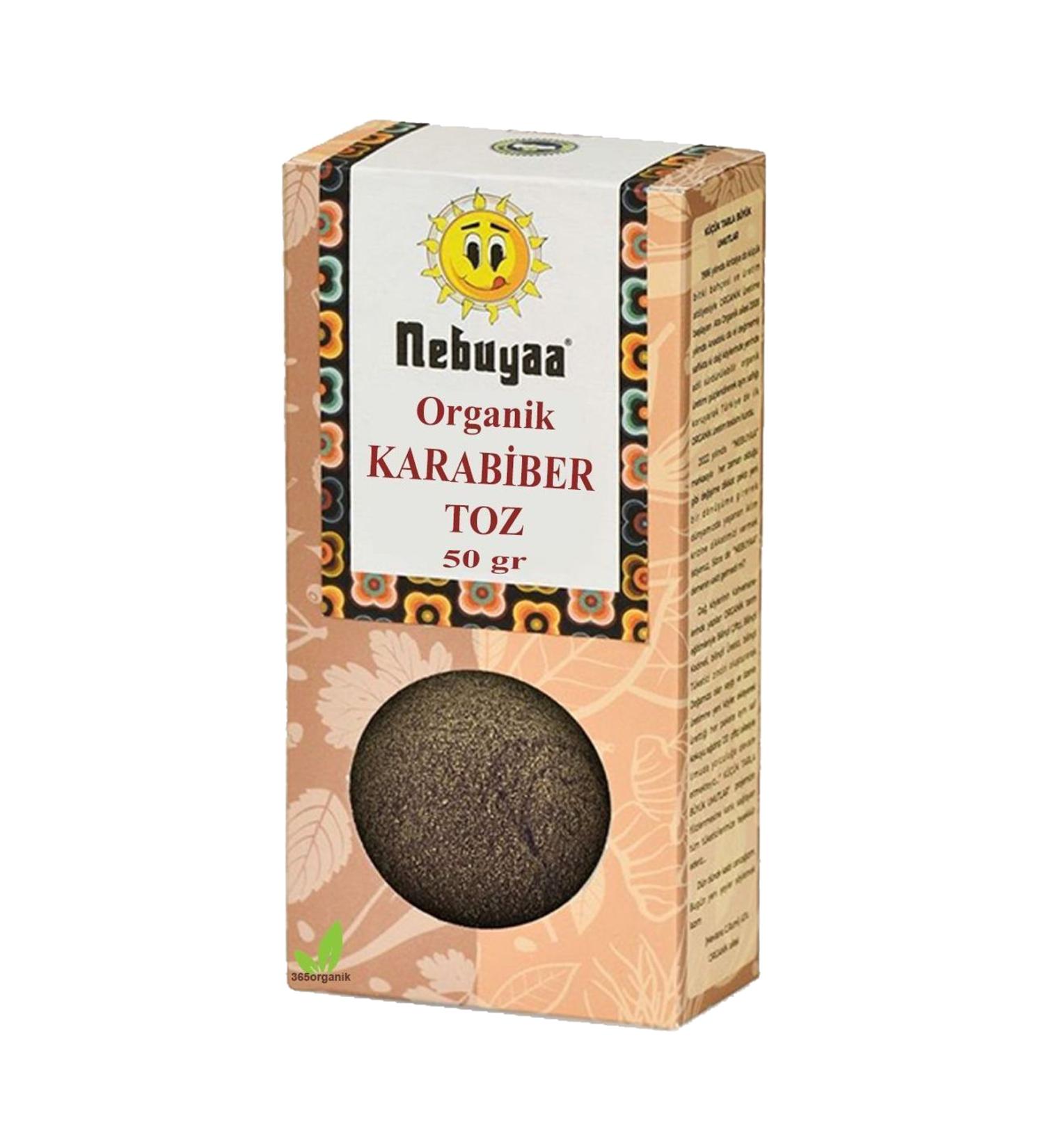 NEBUYAA Organic Black Pepper Powder 50 Gr