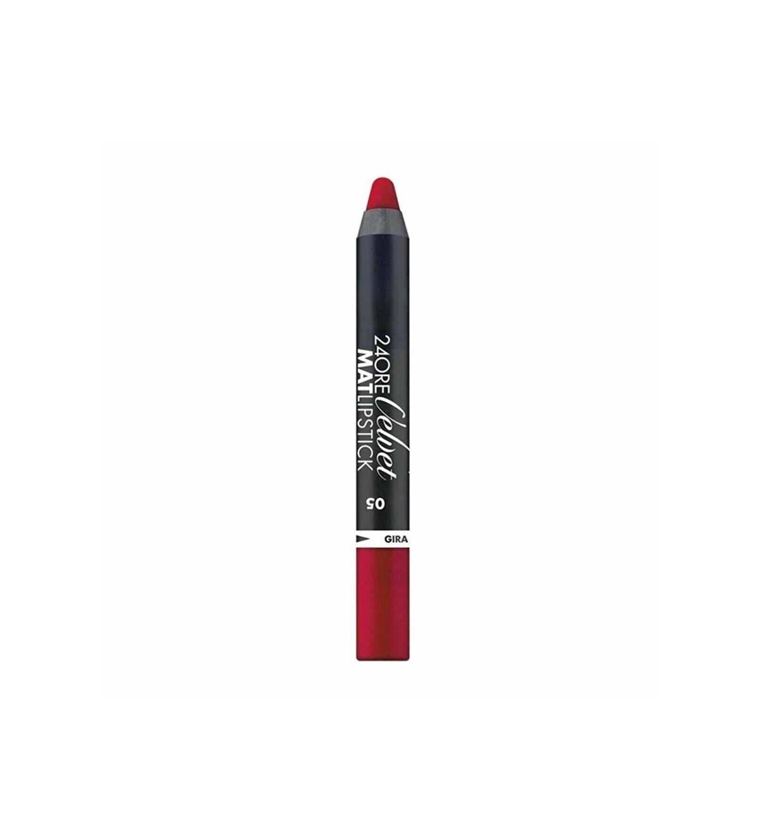 Deborah Milano 24 Ore Velvet Matte Red Lipstick No: 5 / 1.66g