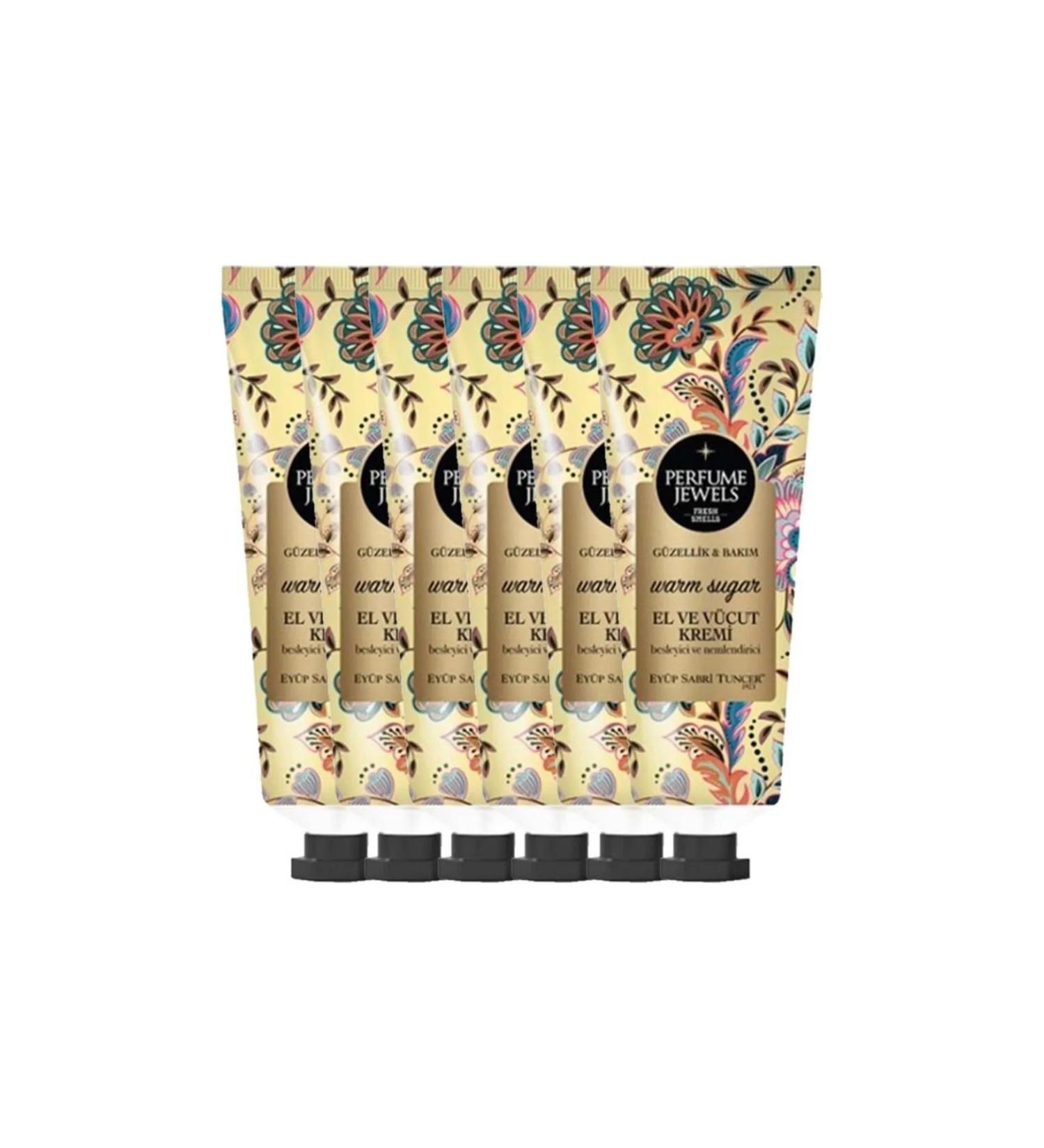 Ey p Sabri Tuncer Pj Hand and Body Cream Warm Sugar 50 ml Tube X 6