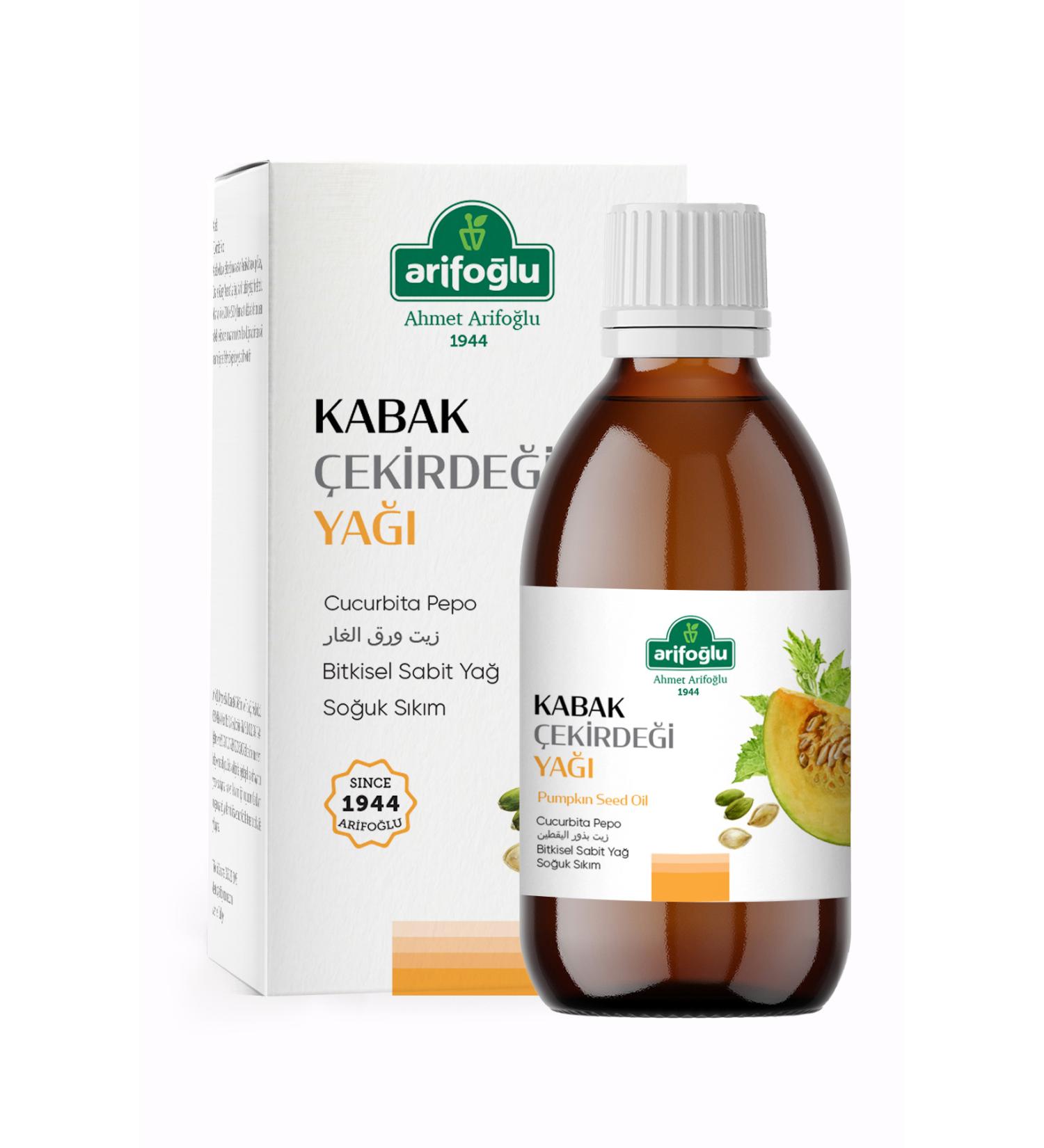 Arifo lu 0 Pure and Natural Pumpkin Seed Oil 250 ml (Cold Pressed)