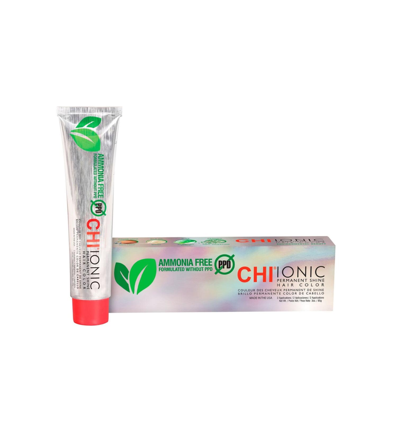 Chi Ionic Permanent Shine Hair Color 50-8n Medium Natural Blonde