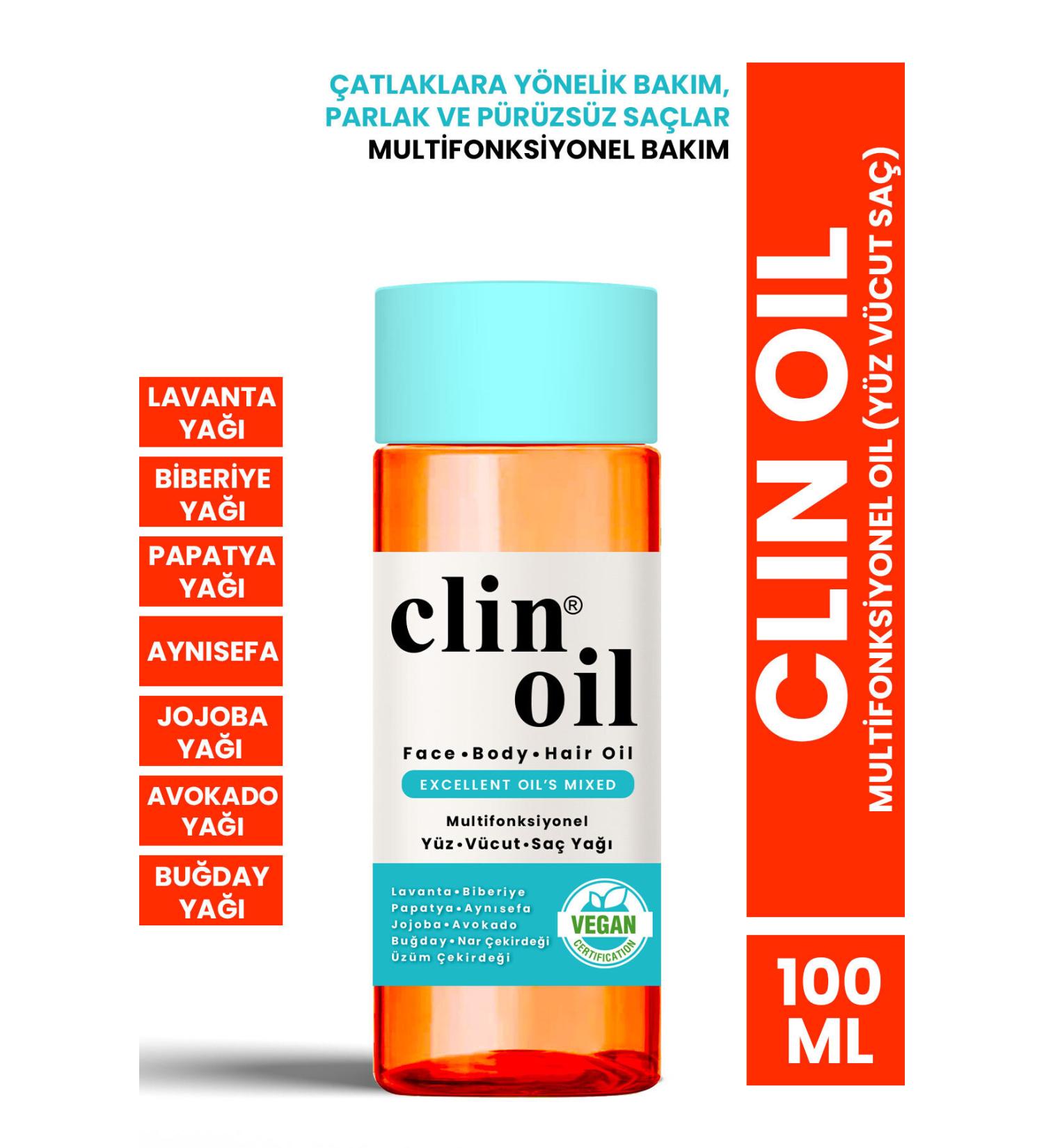 PROCSIN Clin Oil Multifunctional Oil (FACE BODY HAIR) 100 ml - Buy Online on GoSupps.com