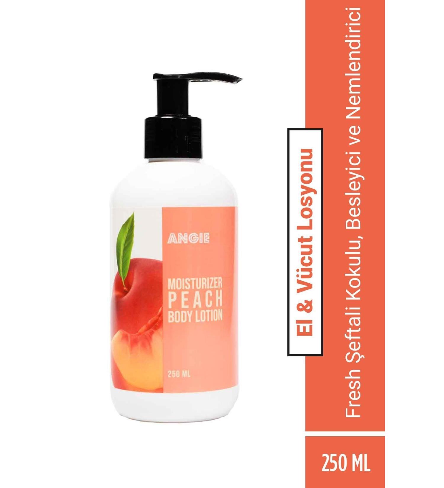 Angie Fruits Women Peach Body Lotion - 250ml - Buy Online on GoSupps.com