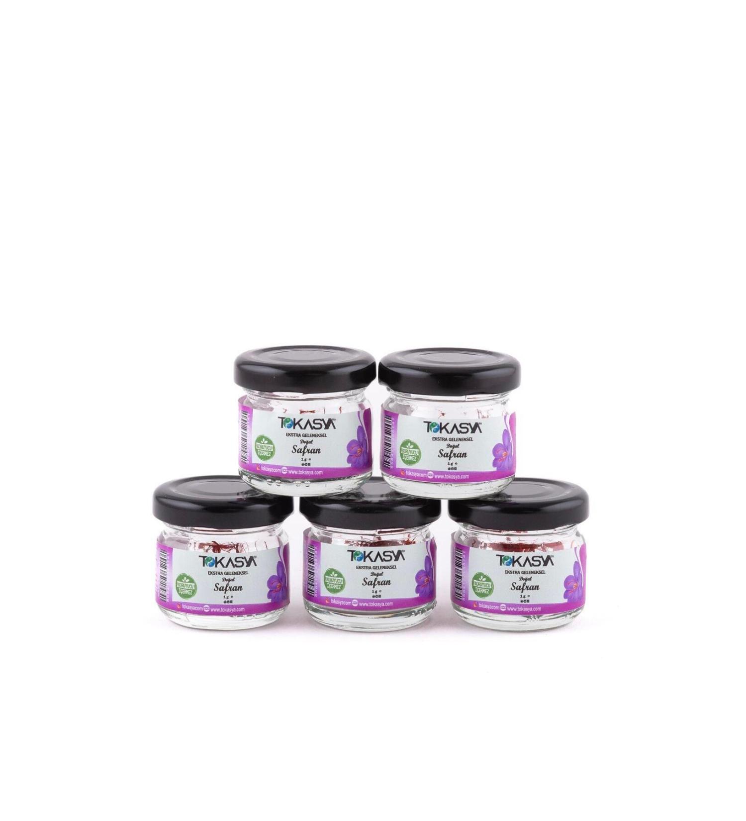 tokasya Natural Saffron 1 G (5 BOTTLES)
