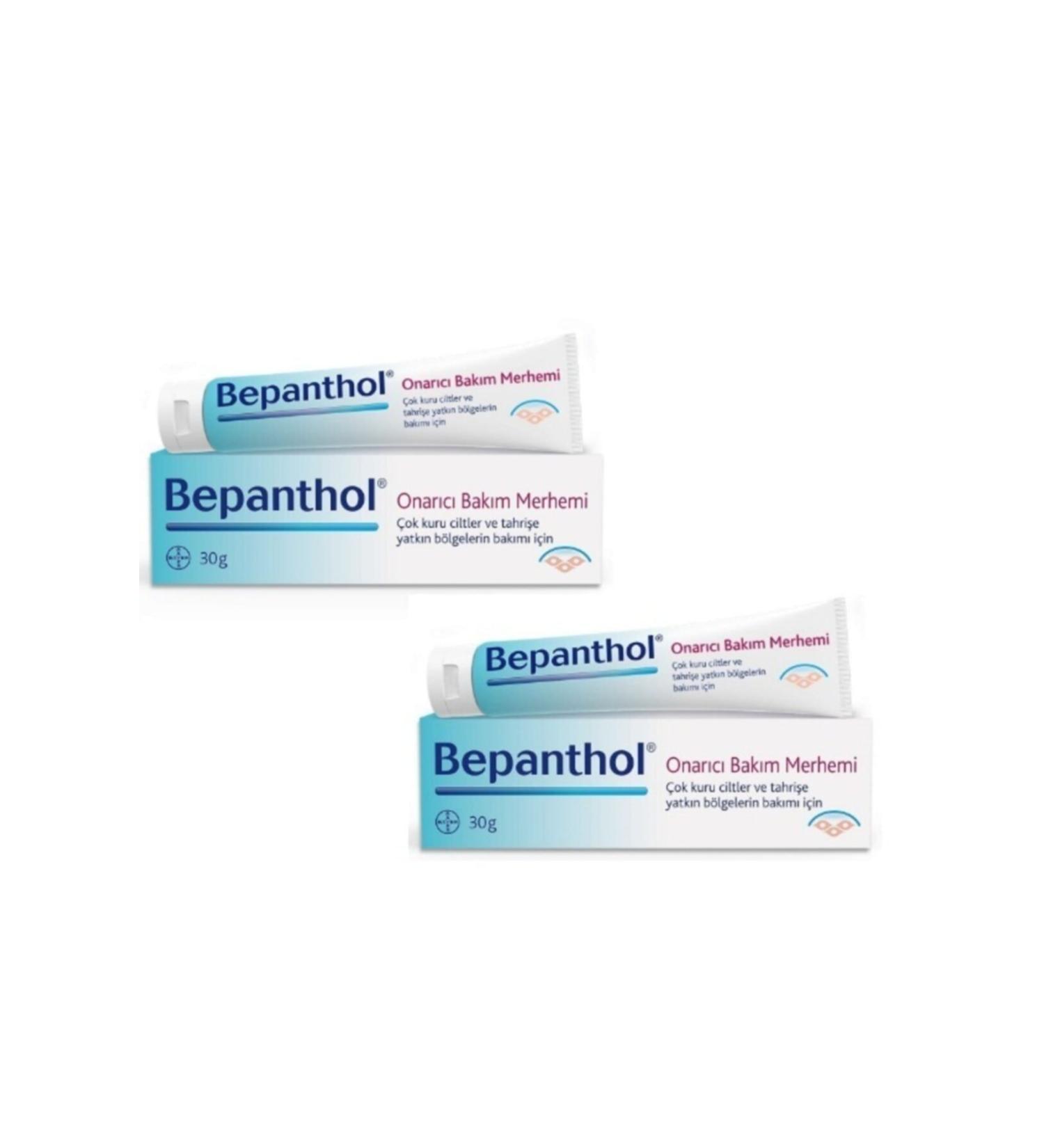 Bepanthol Repairing Care Ointment for Very Dry Skin and Irritated Areas 30 Gr X 2 Pieces