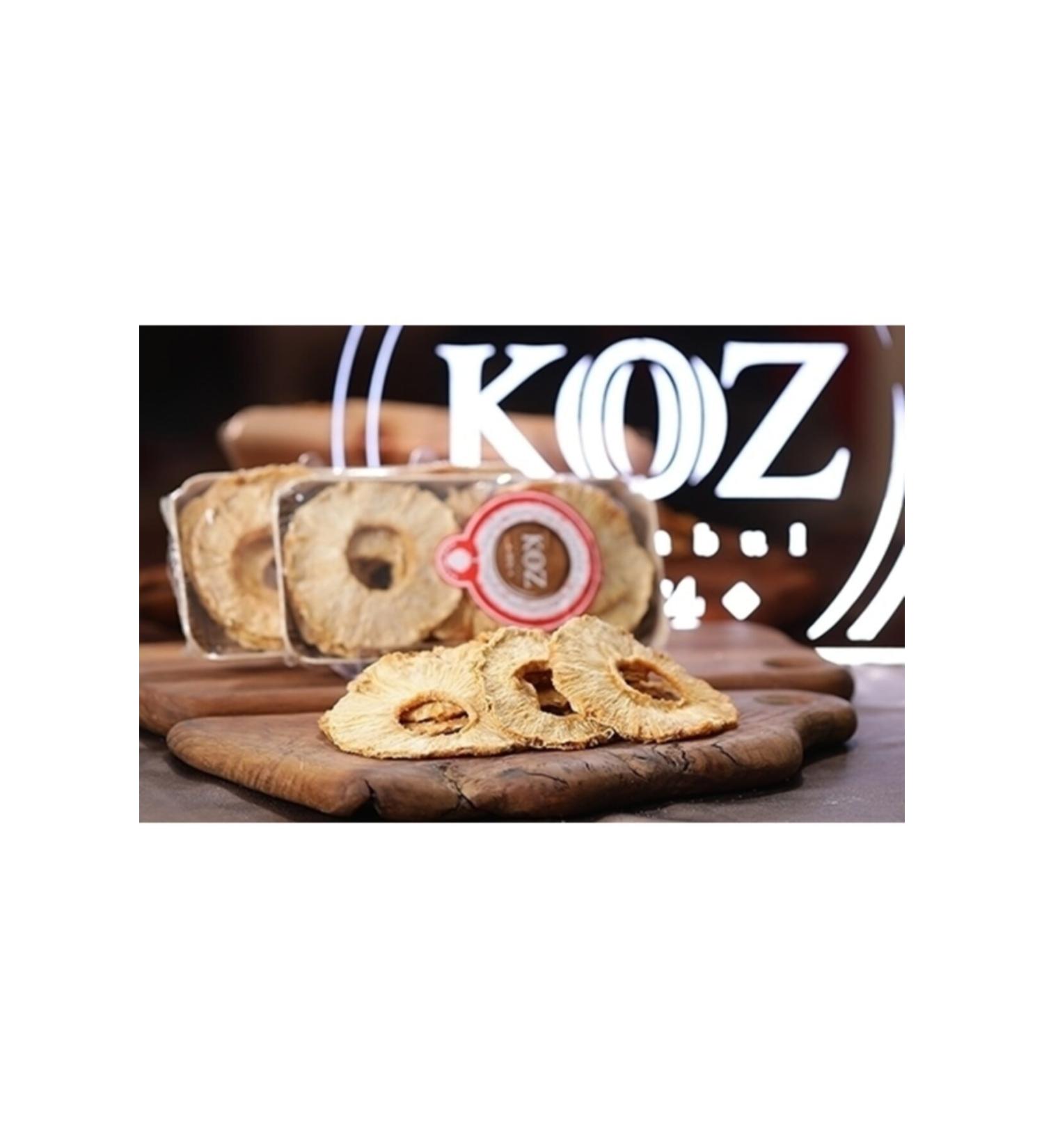 KOZ NUTS Natural Dried Pineapple 170gr