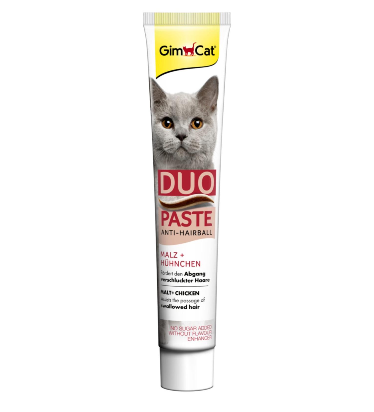 Gimcat Duo Anti-hairball Chicken Cat Paste for Hair Health 50 Gr
