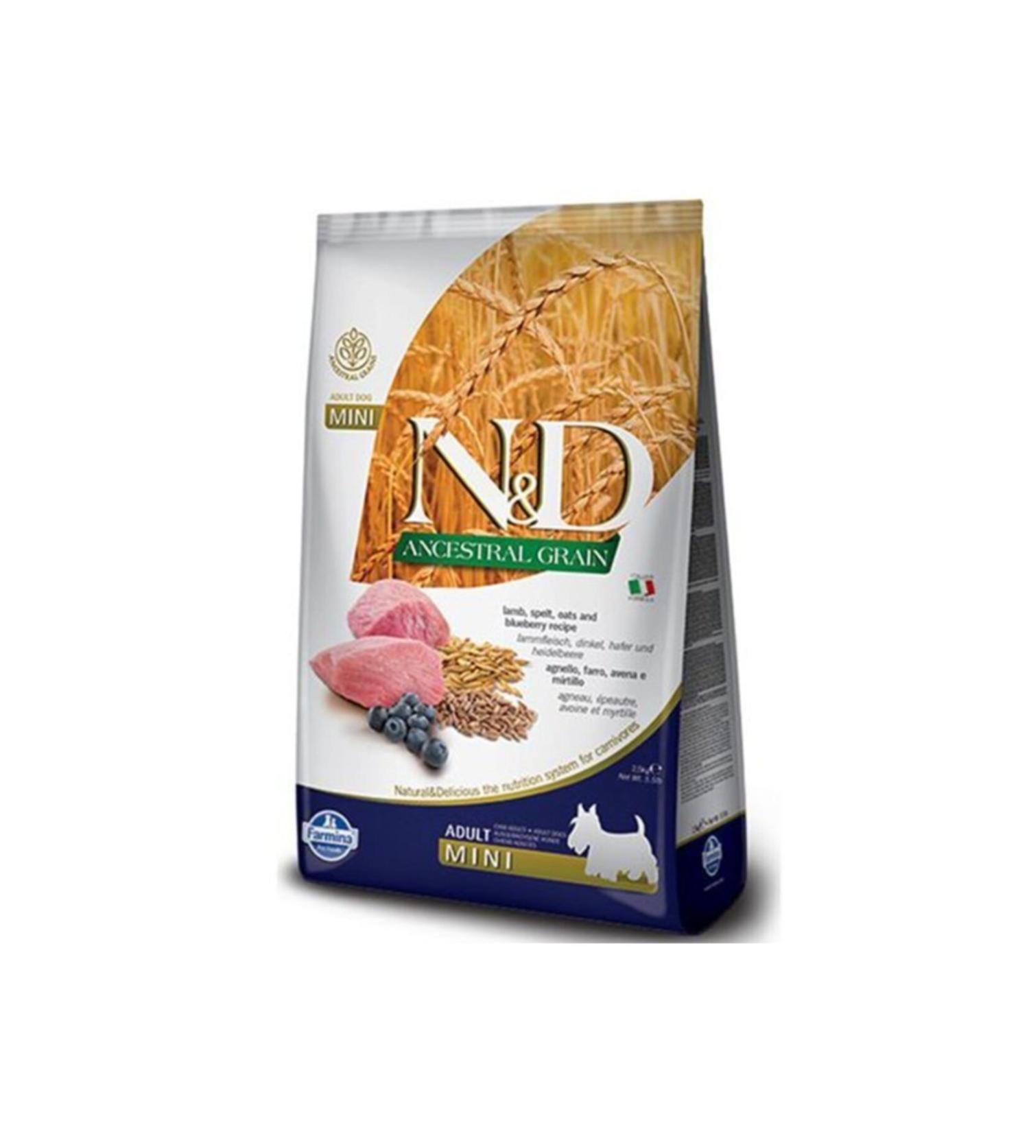 & D Low Grain Lamb Small Breed Adult Dog Food 2.5 kg