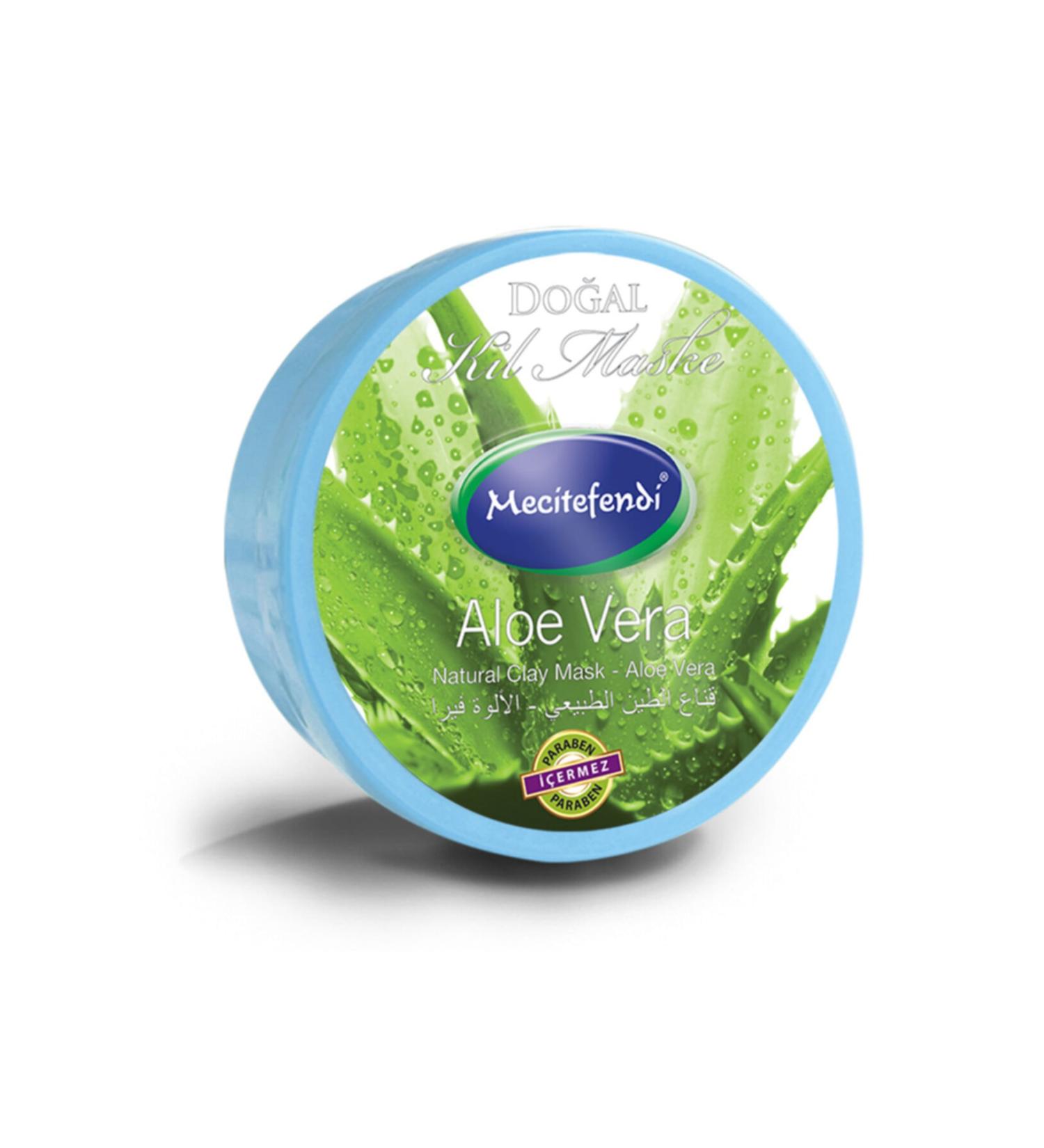 Mecit Efendi Natural Clay Mask with Aloe Vera (PARABEN-FREE) (200 ML)