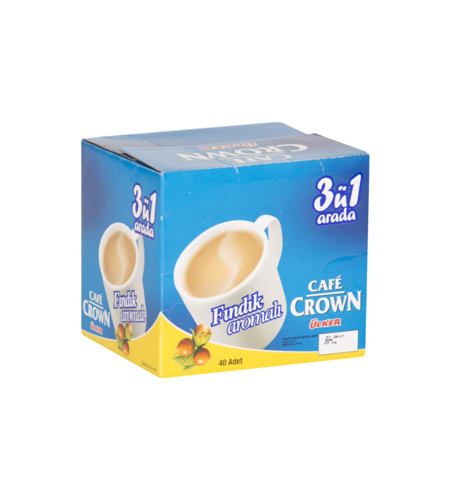 Ulker Cafe Crown 3 in 1 Hazelnut 40*18 G